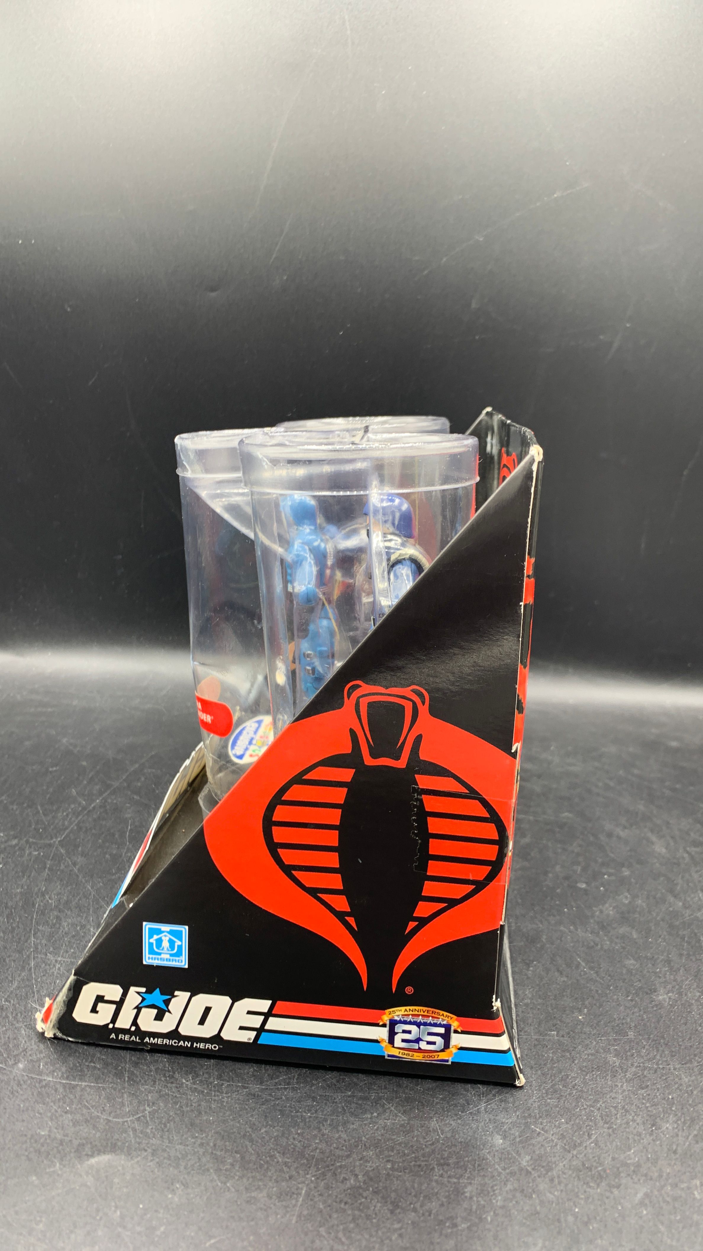 Hasbro G.I.Joe Senior Ranking Officers (Cobra) Action Figures (used) Open Packaging view 3