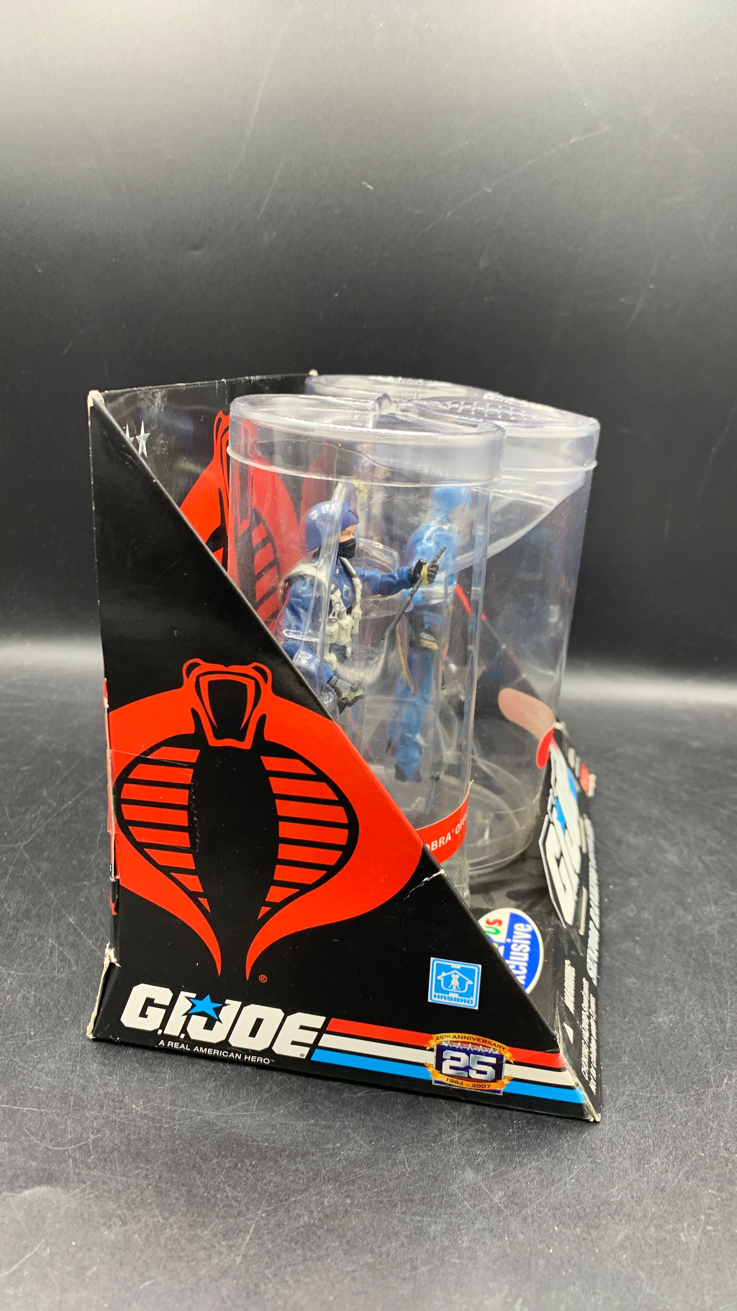 Hasbro G.I.Joe Senior Ranking Officers (Cobra) Action Figures (used) Open Packaging view 4