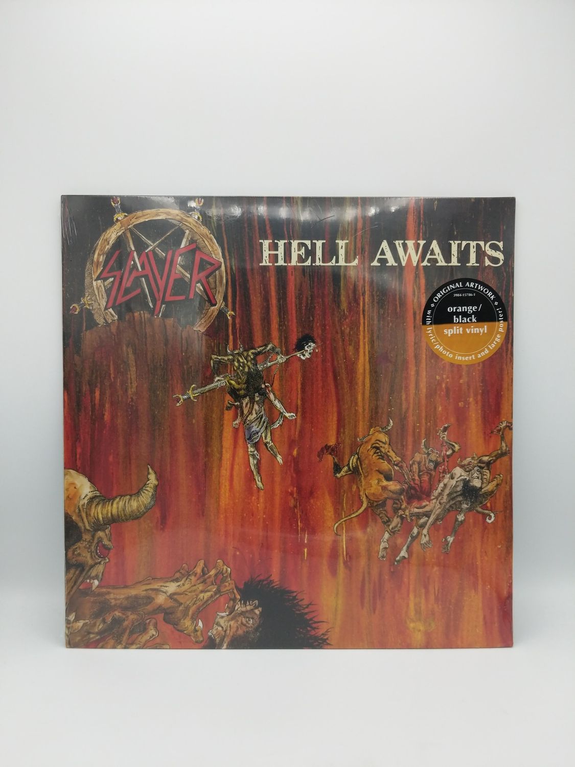 Vinyl Record Slayer Hell Awaits Orange/Black Split Vinyl