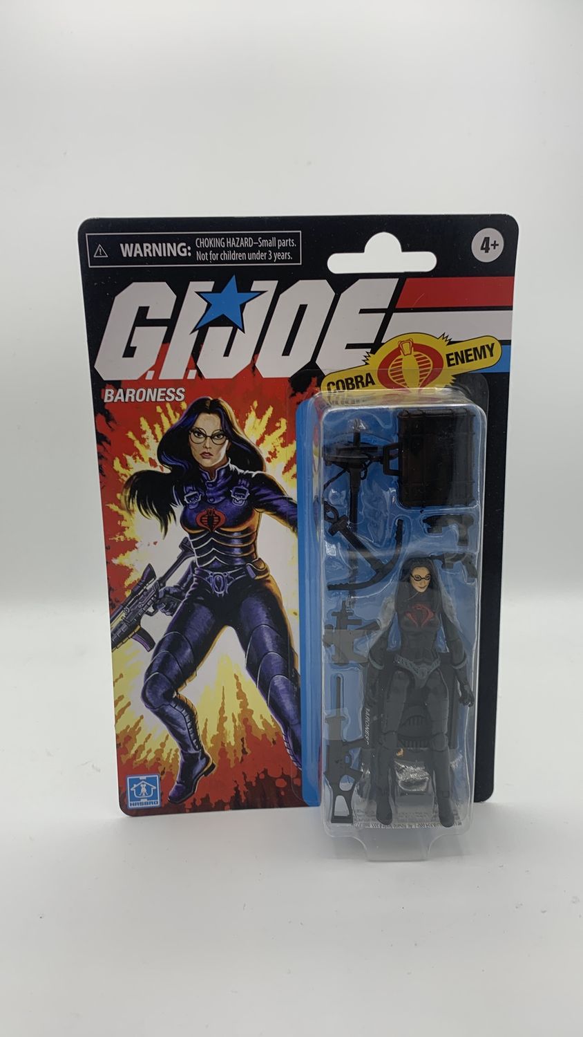 Hasbro G.I.Joe Retro Baroness 1/18th Scale Figure 2020