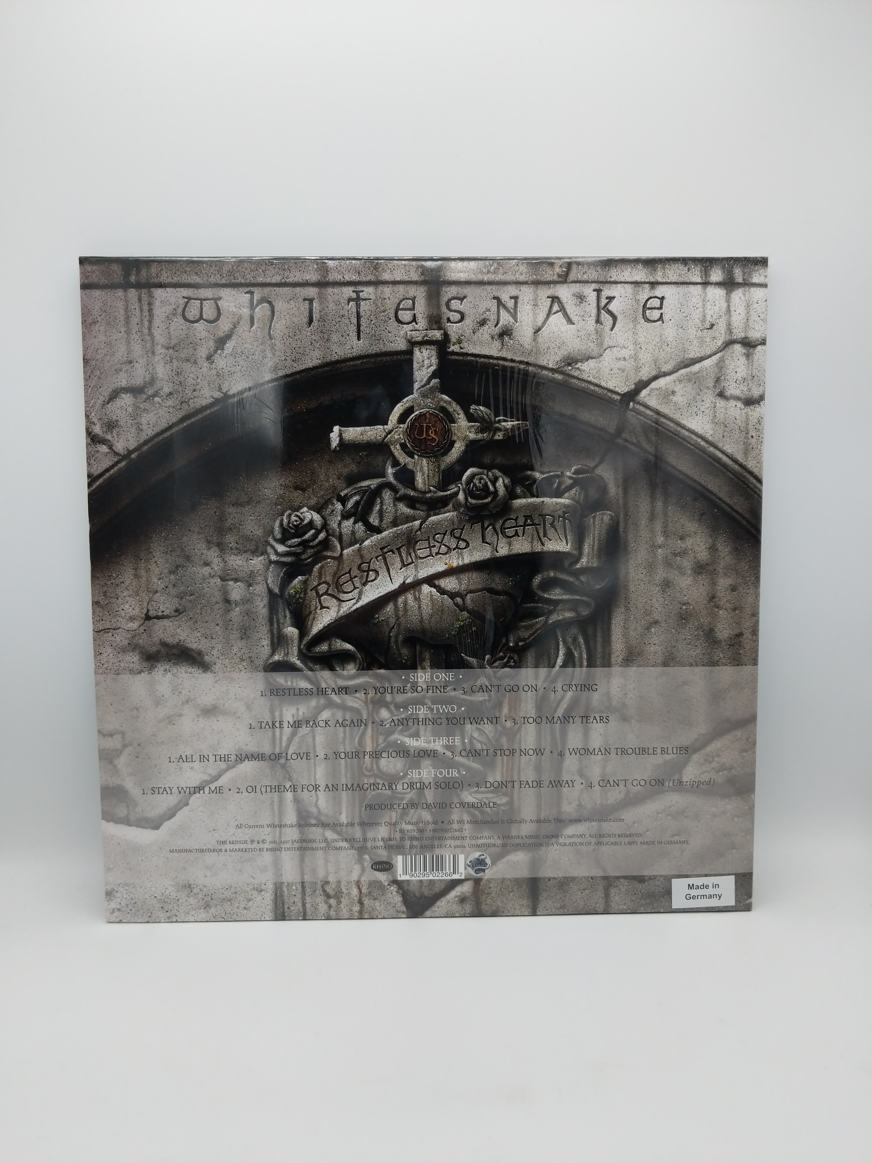 Vinyl Record Whitesnake Restless Heart Silver Vinyl view 2