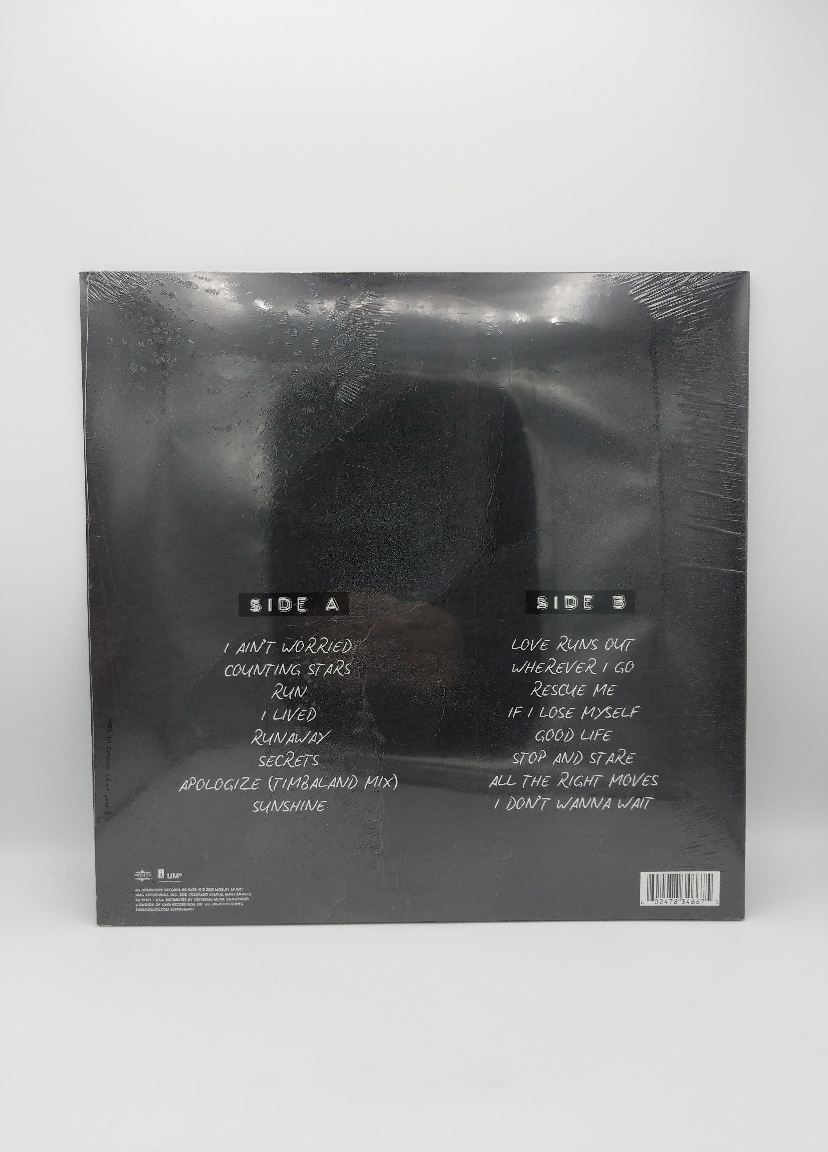 Vinyl Record | OneRepublic | The Collection view 2