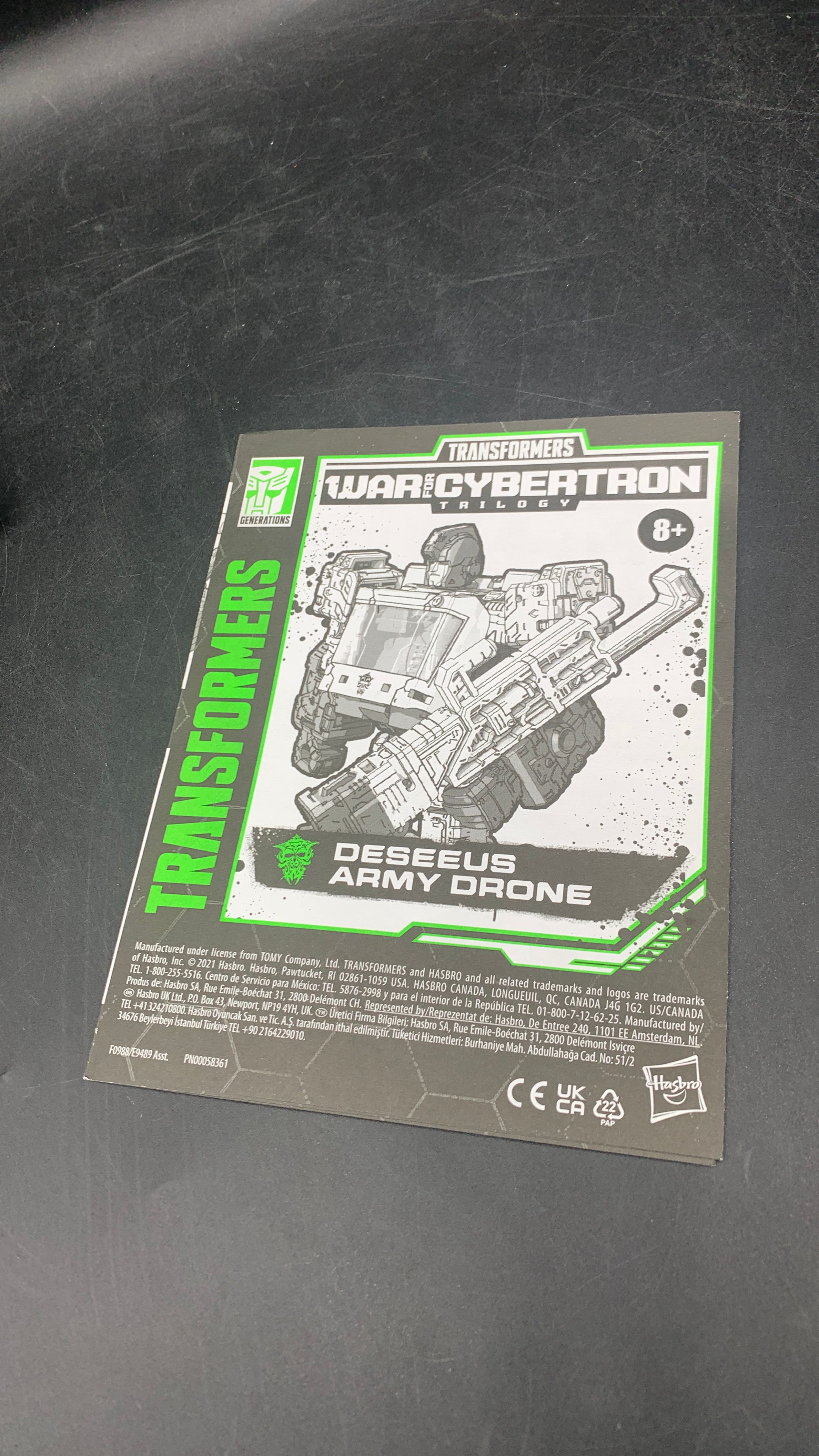 Hasbro Transformers Kingdom Netflix Deseeus Army Drone Action Figure 2021 (used) view 2