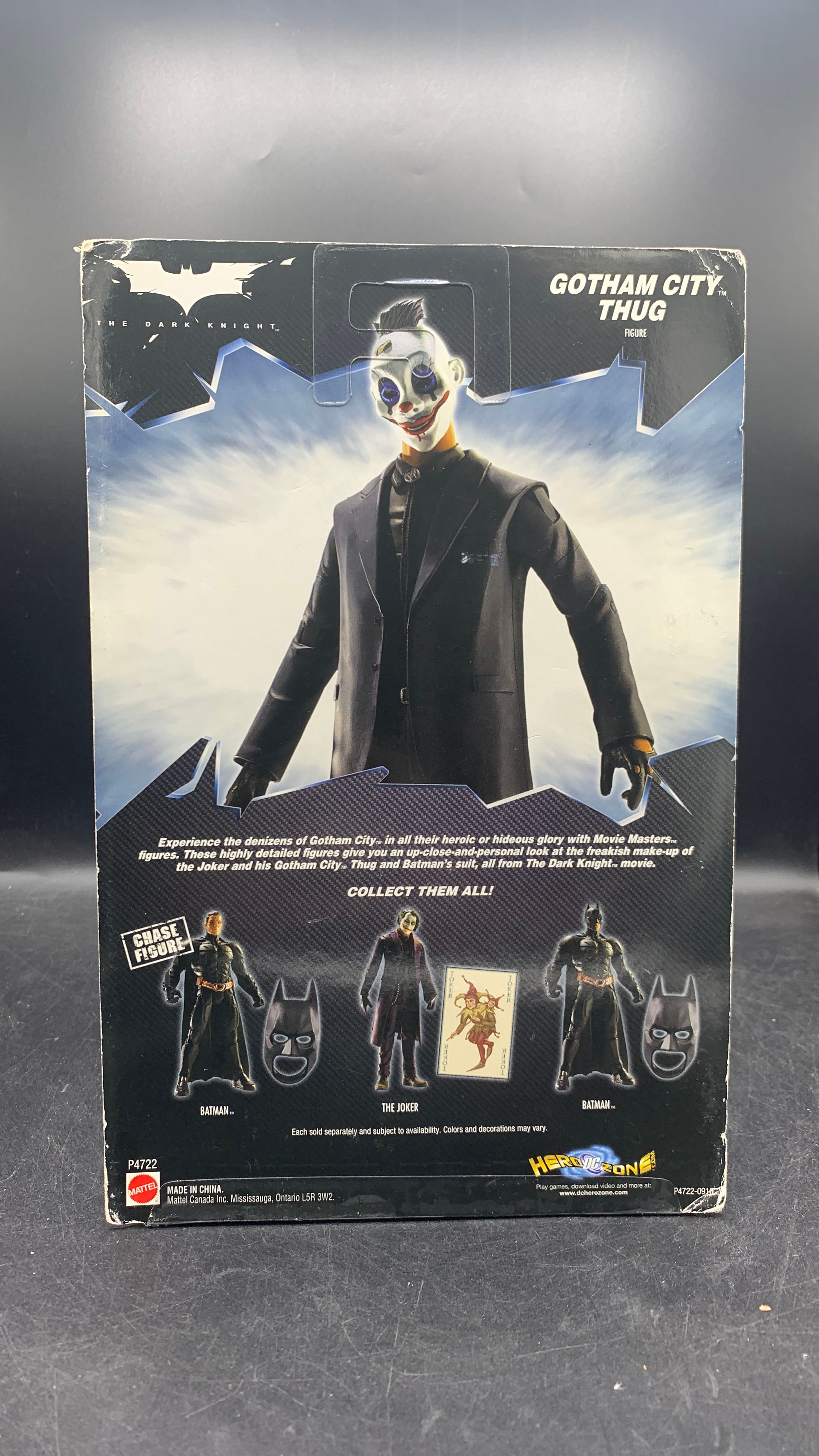 Mattel The Dark Knight Gotham City Thug Action Figure 2008 view 3