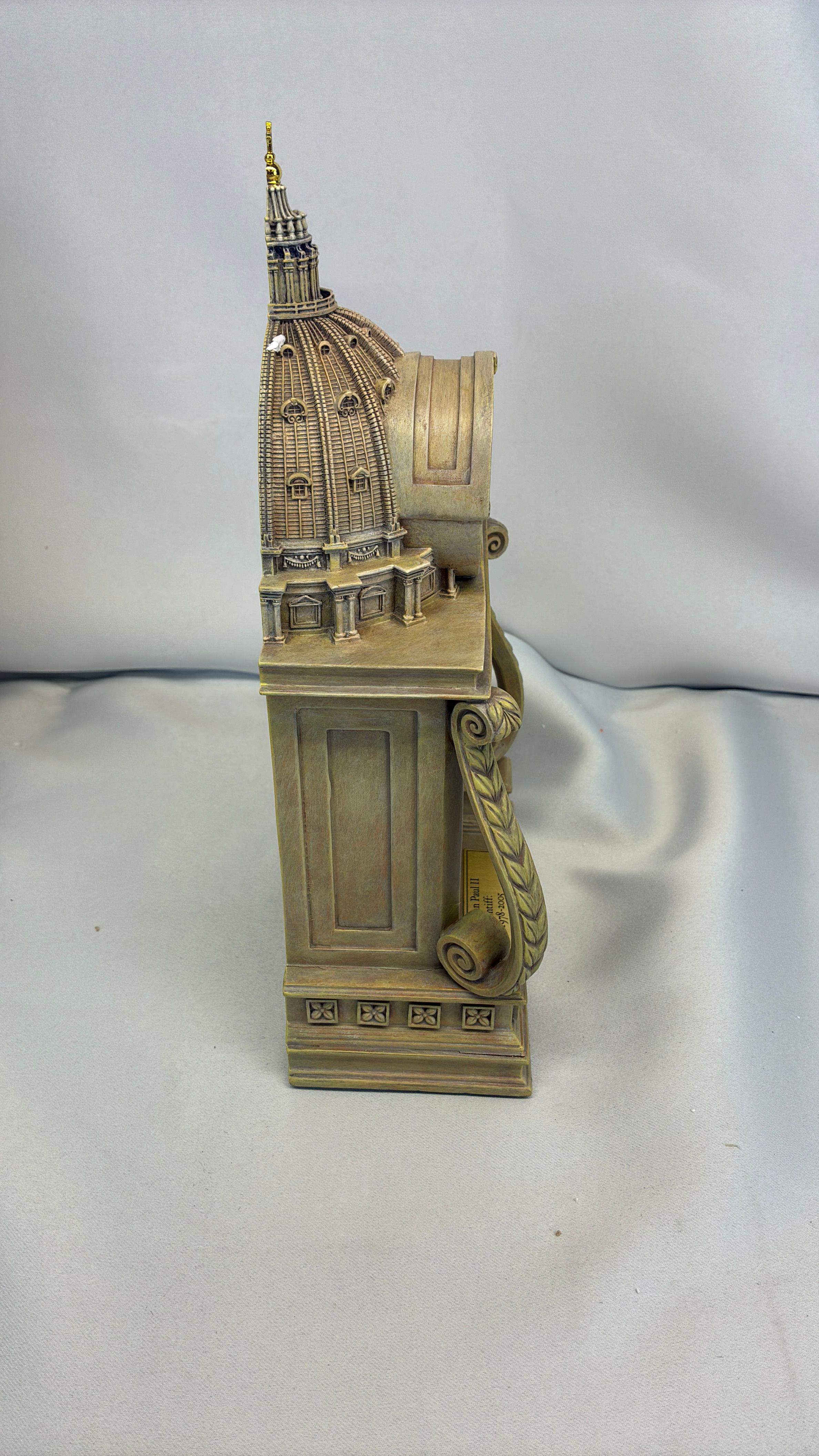 Vintage The Pope John Paul II Collector Clock Danbury Mint, Original Box view 5