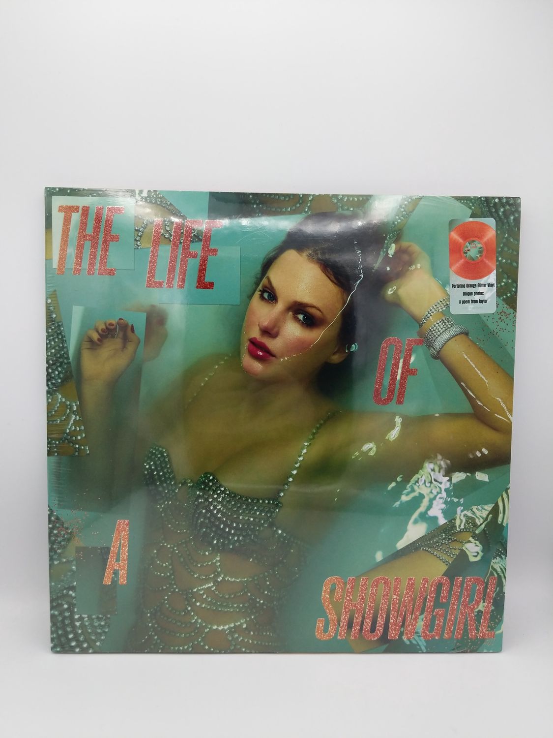 Vinyl Record | Taylor Swift | The Life Of A Showgirl Orange Glitter Vinyl