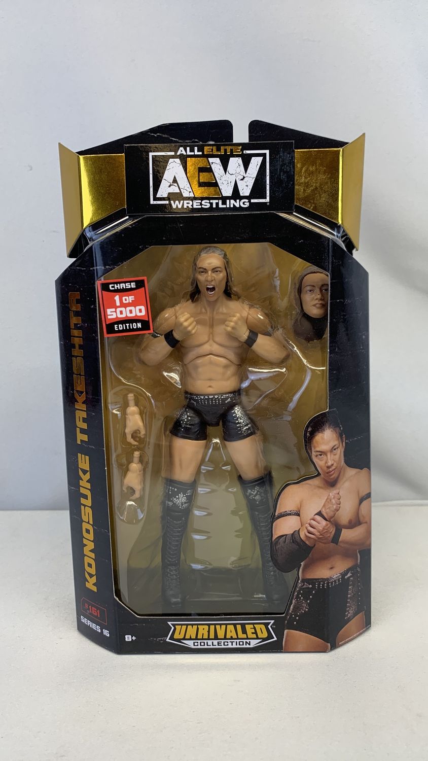 Mattel AEW Unrivaled Collection Konosuke Takeshita Figure 2024