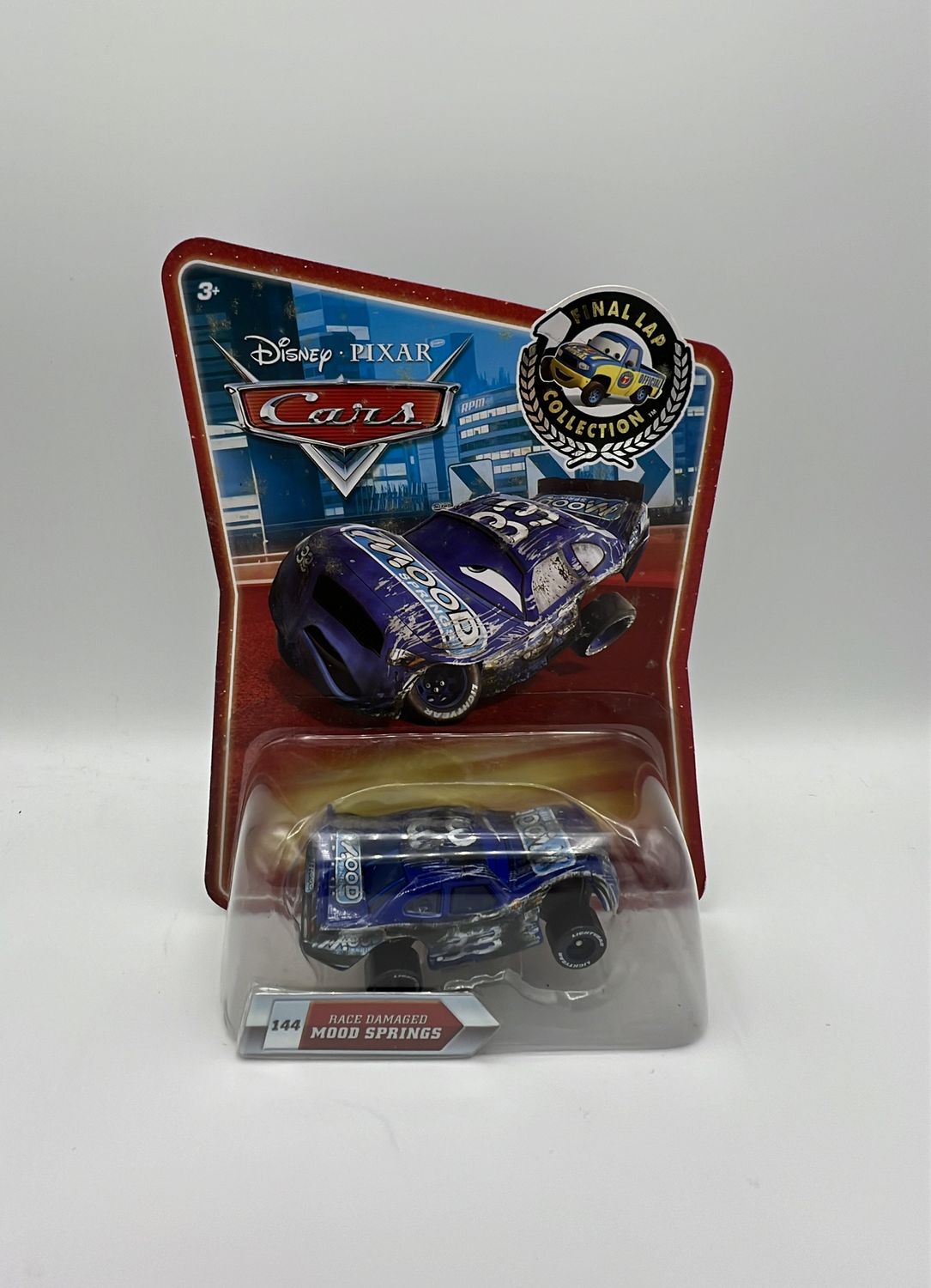 Mattel Disney Pixar Cars Race Damaged Mood Springs #144 Final Lap 2009