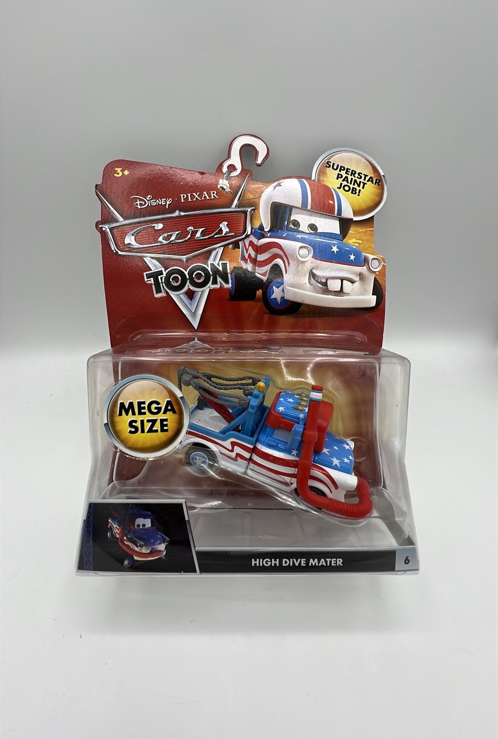 Mattel Disney Pixar Cars Toons High Dive Mater #6 Mega Size