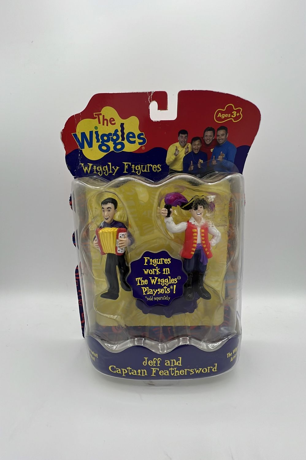 Spin Master The Wiggles Jeff and Captain Feathersword Figures 2003