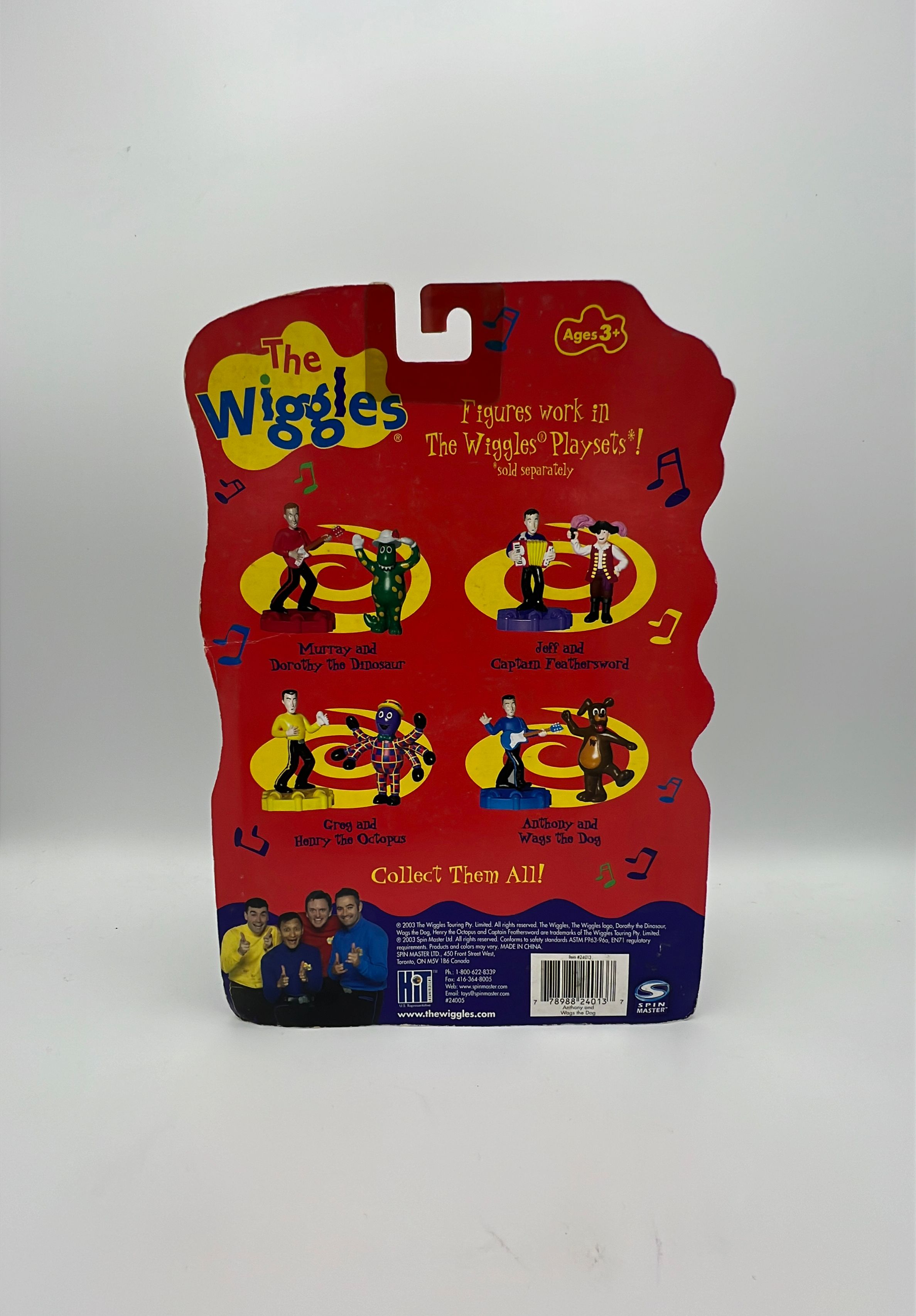 Spin Master The Wiggles Anthony and Wags the Dog Figures 2003 view 5