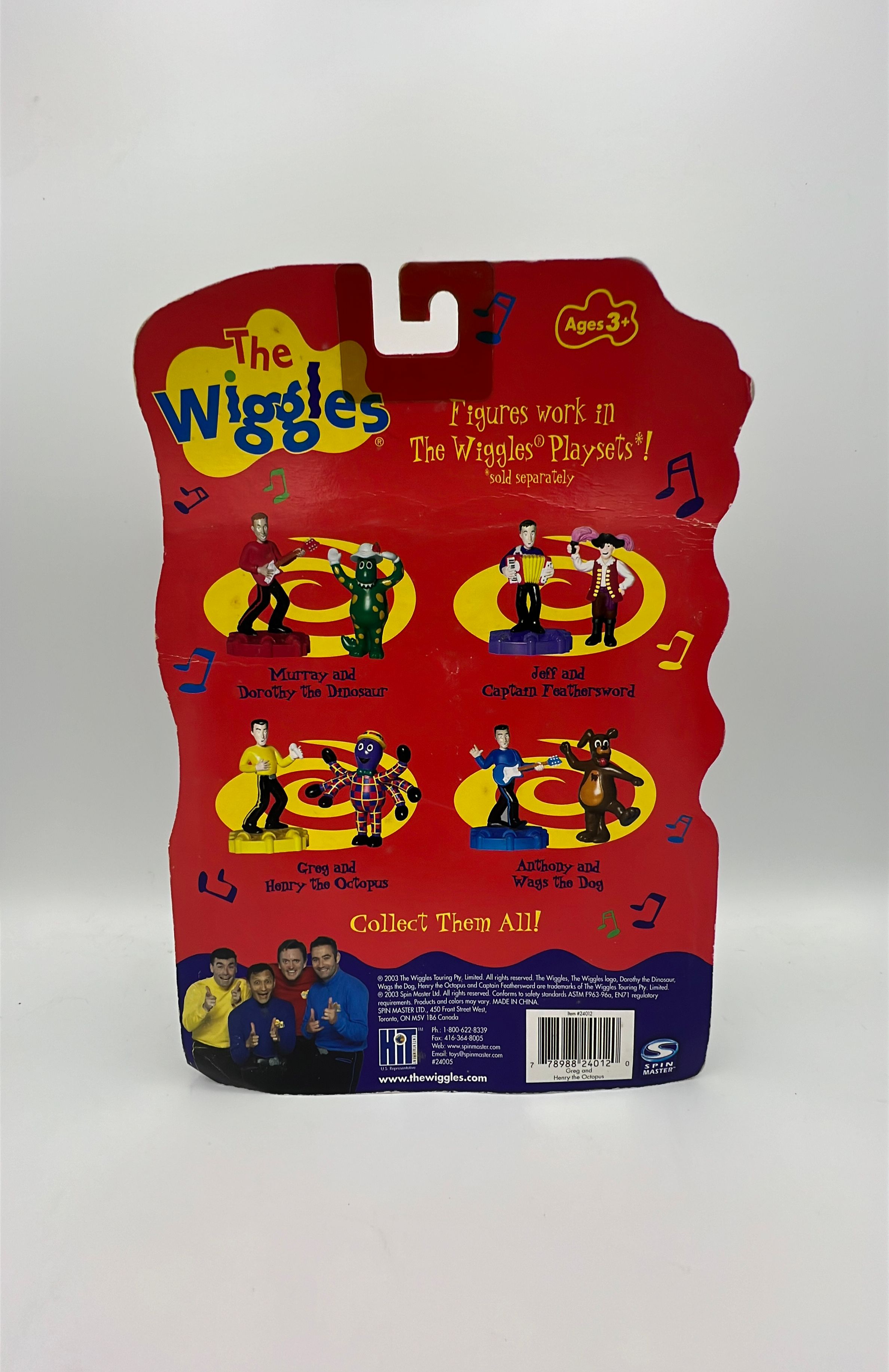 Spin Master The Wiggles Greg and Henry the Octopus 2003 view 5