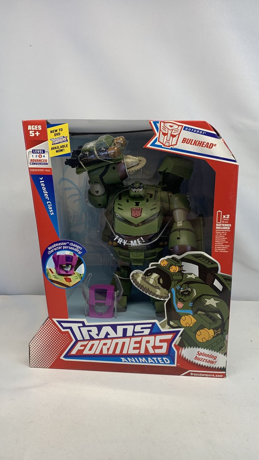 Hasbro Transformers Animated Leader Class Bulkhead Figure 2007