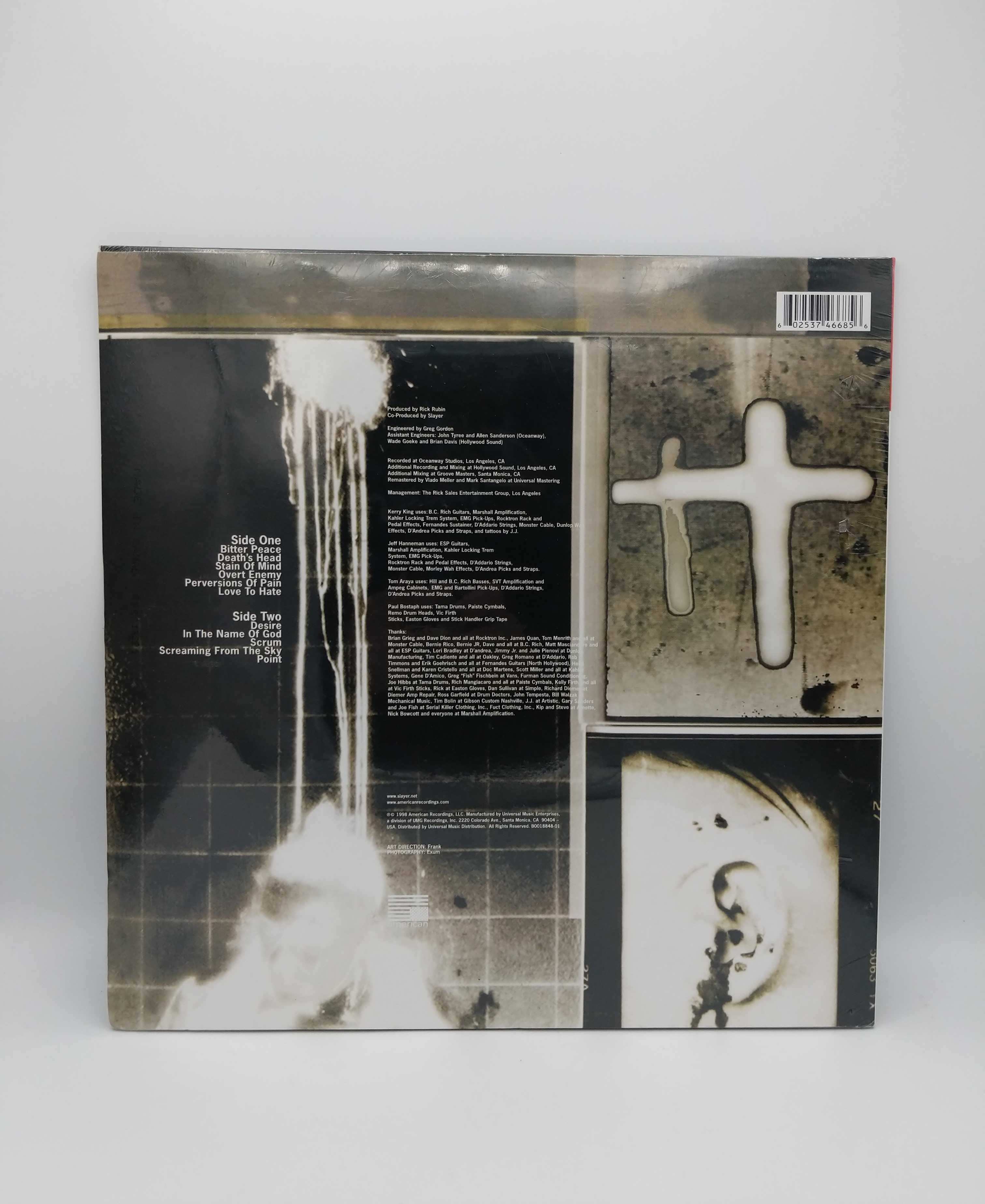 Vinyl Record Slayer Diabolus in Musica view 2