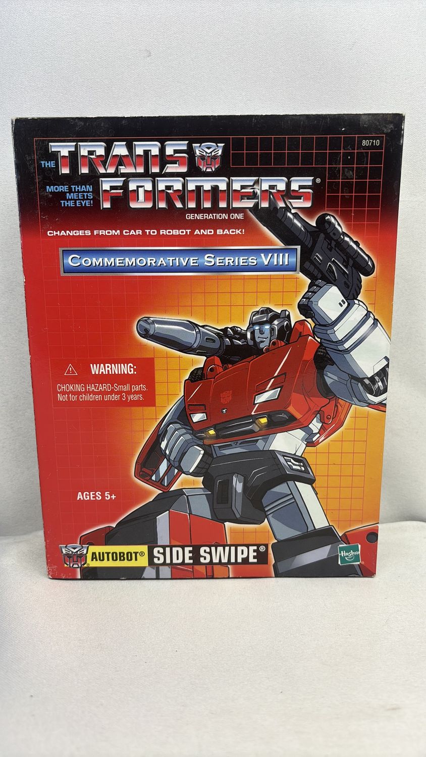 Hasbro Transformers Generation One Commemorative Series VIII Autobot Side Swipe Figure 2003