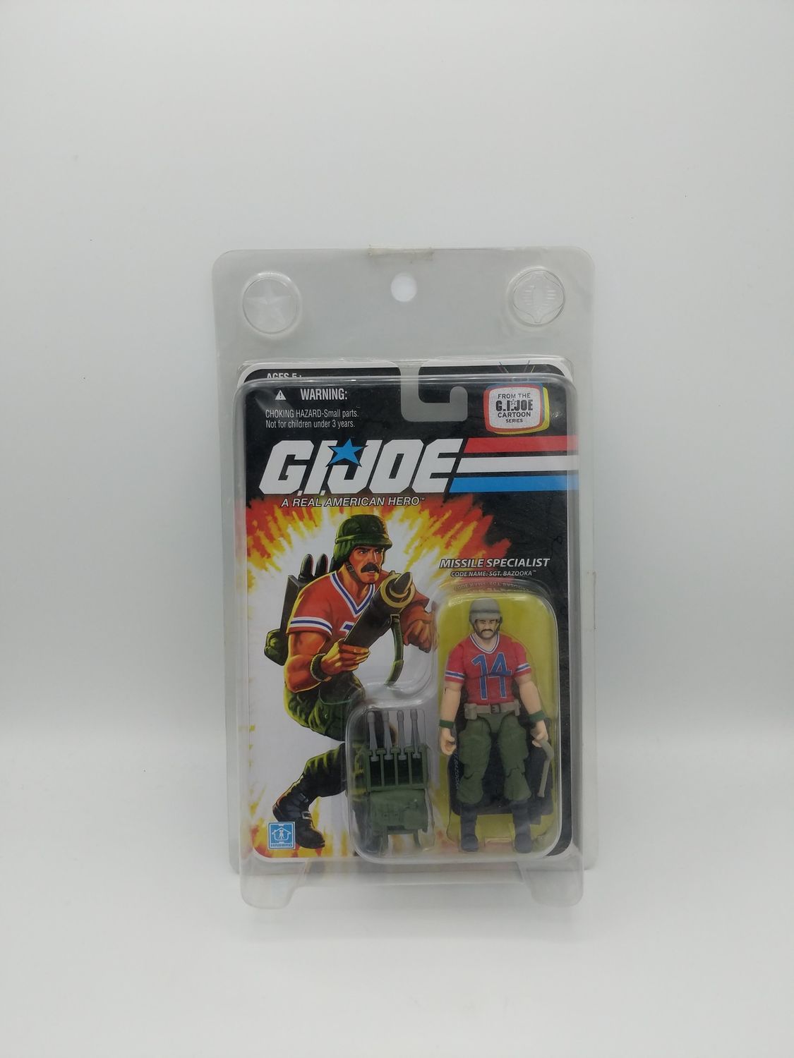 Hasbro G.I. Joe Missile Specialist Sgt Bazooka 25th Anniversary Figure 2008