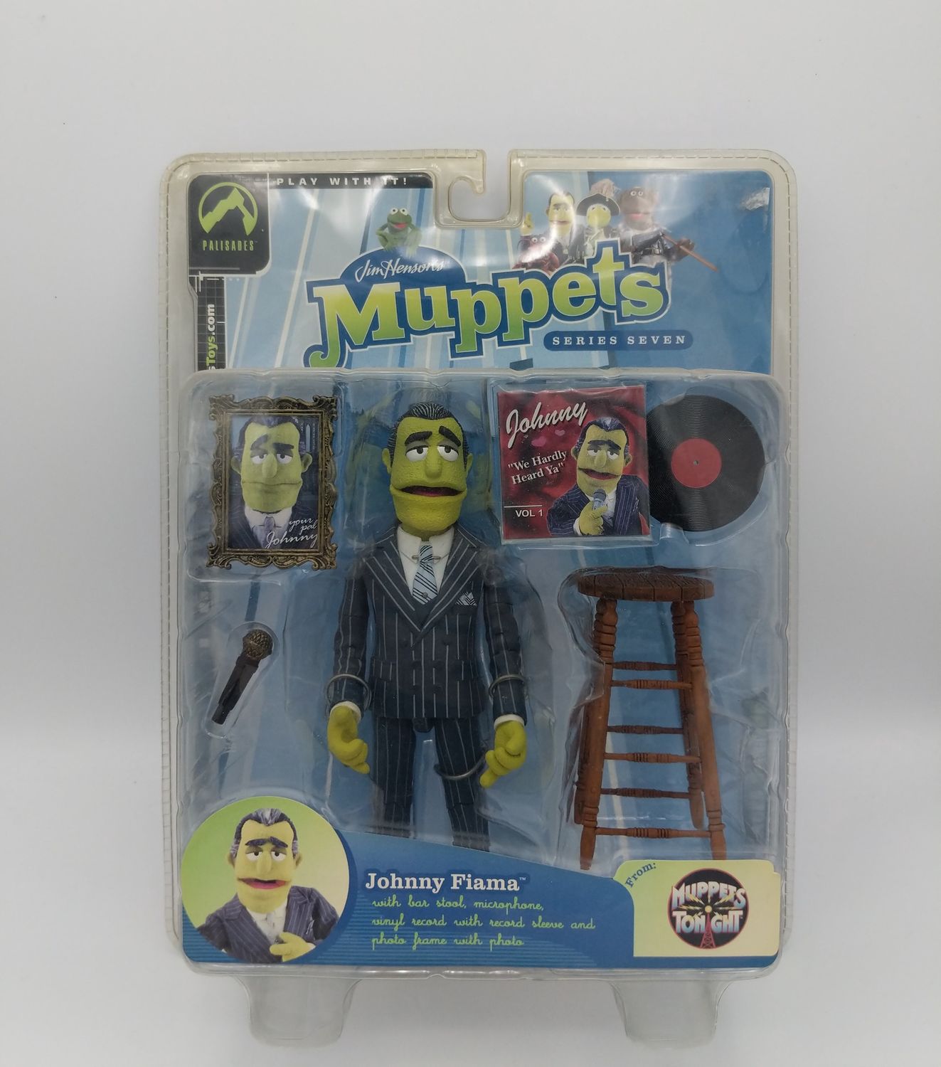 Palisades Jim Henson's Muppets Johnny Fiama Series 7 Figure 2004