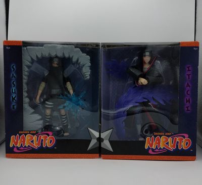 Mattel Shohen Jump's Naruto Sasuke Itachi Set of 2 Figures 2007