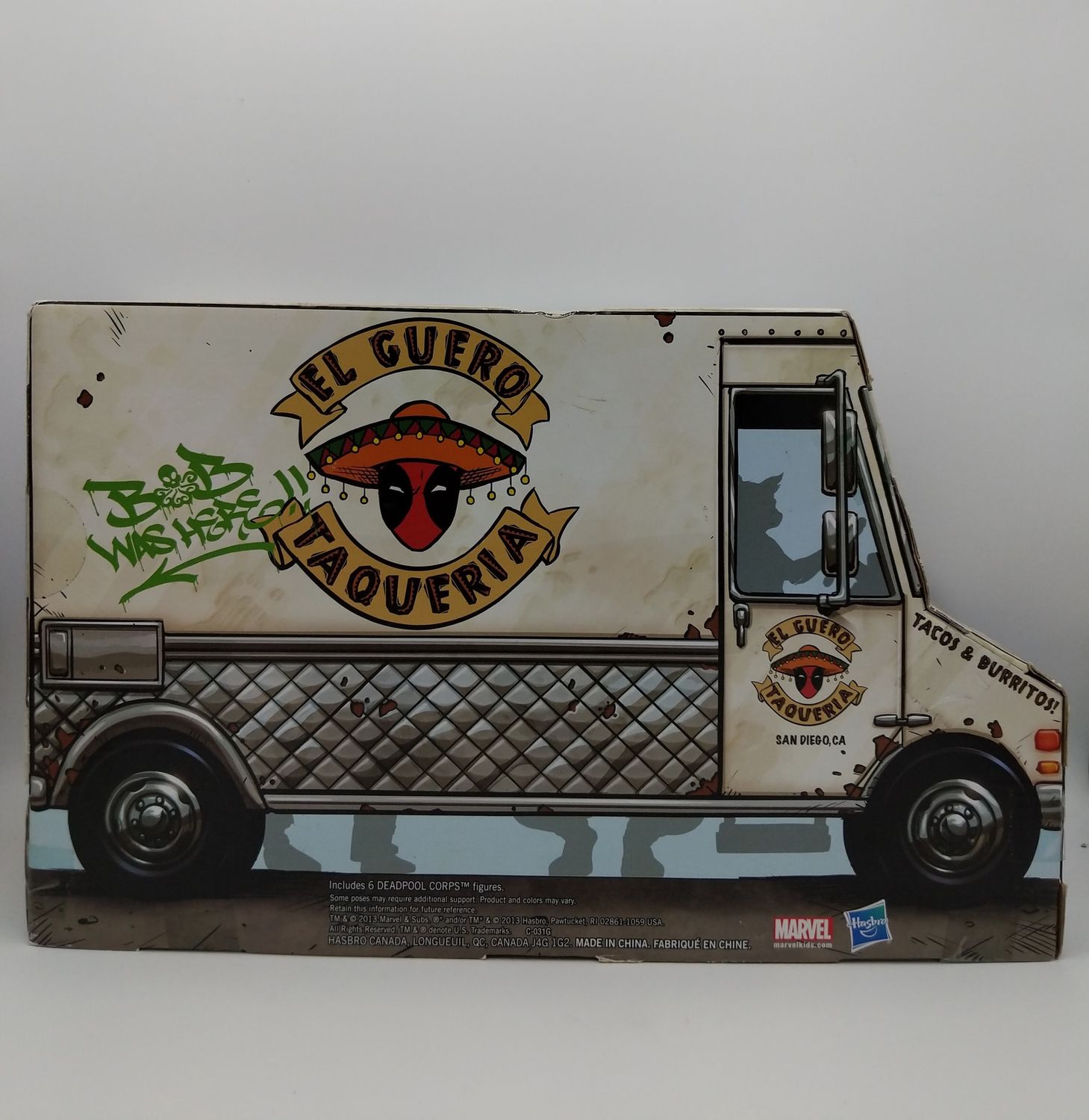 Hasbro Marvel Deadpool Corps El Guero Taqueria Figures Comic Con 2013
