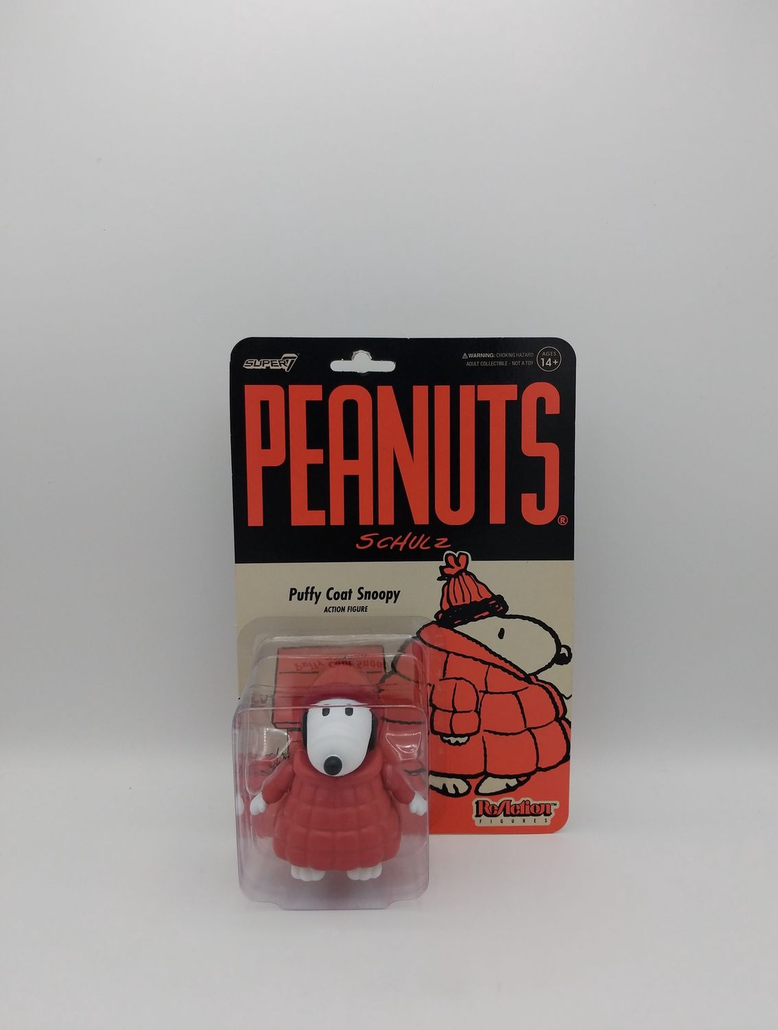 super7 Peanuts Schulz Puffy Coat Snoopy Figure 2021