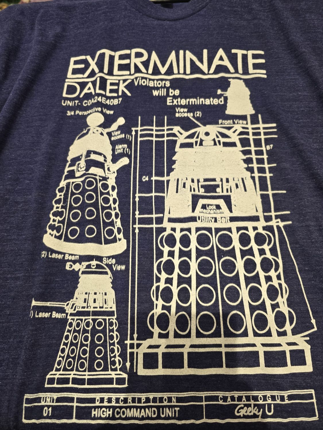 Doctor Who/Dalek Diagram Shirt