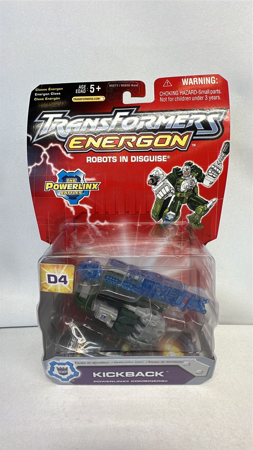 Hasbro Transformers Energon Kickback Figure 2004