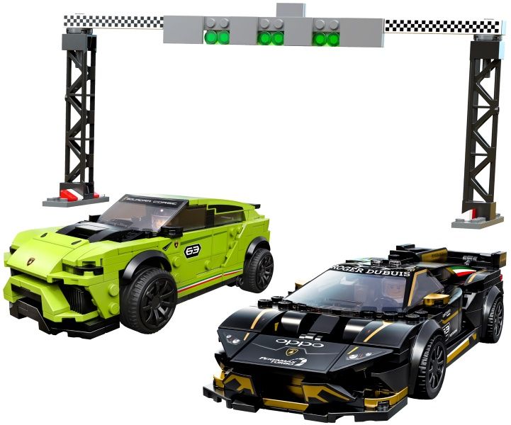 LEGO 76899 Speed Champions Lamborghini Urus ST-X &amp; Lamborghini Huracán Super Trofeo EVO 
