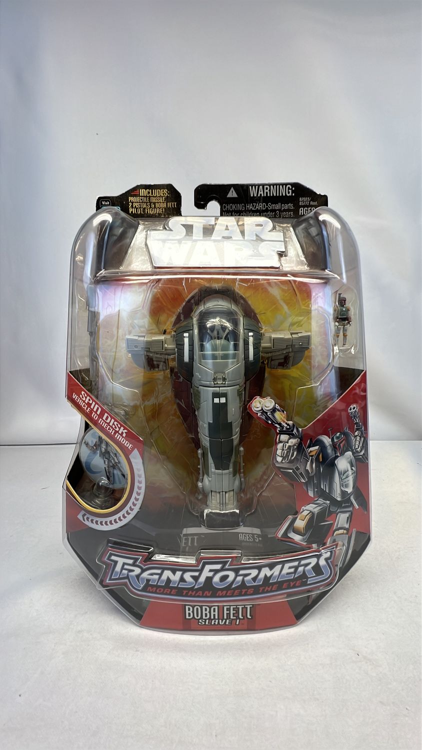 Hasbro Star Wars Transformers Boba Fett Figure 2006