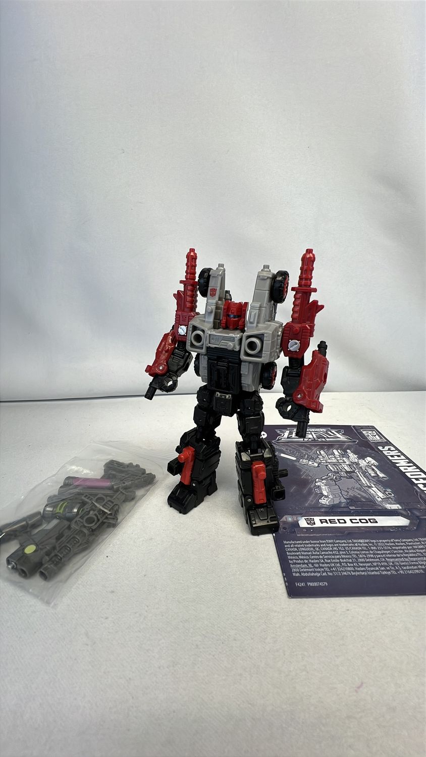 Hasbro Transformers Legacy Red Cog Figure 2022 (used)