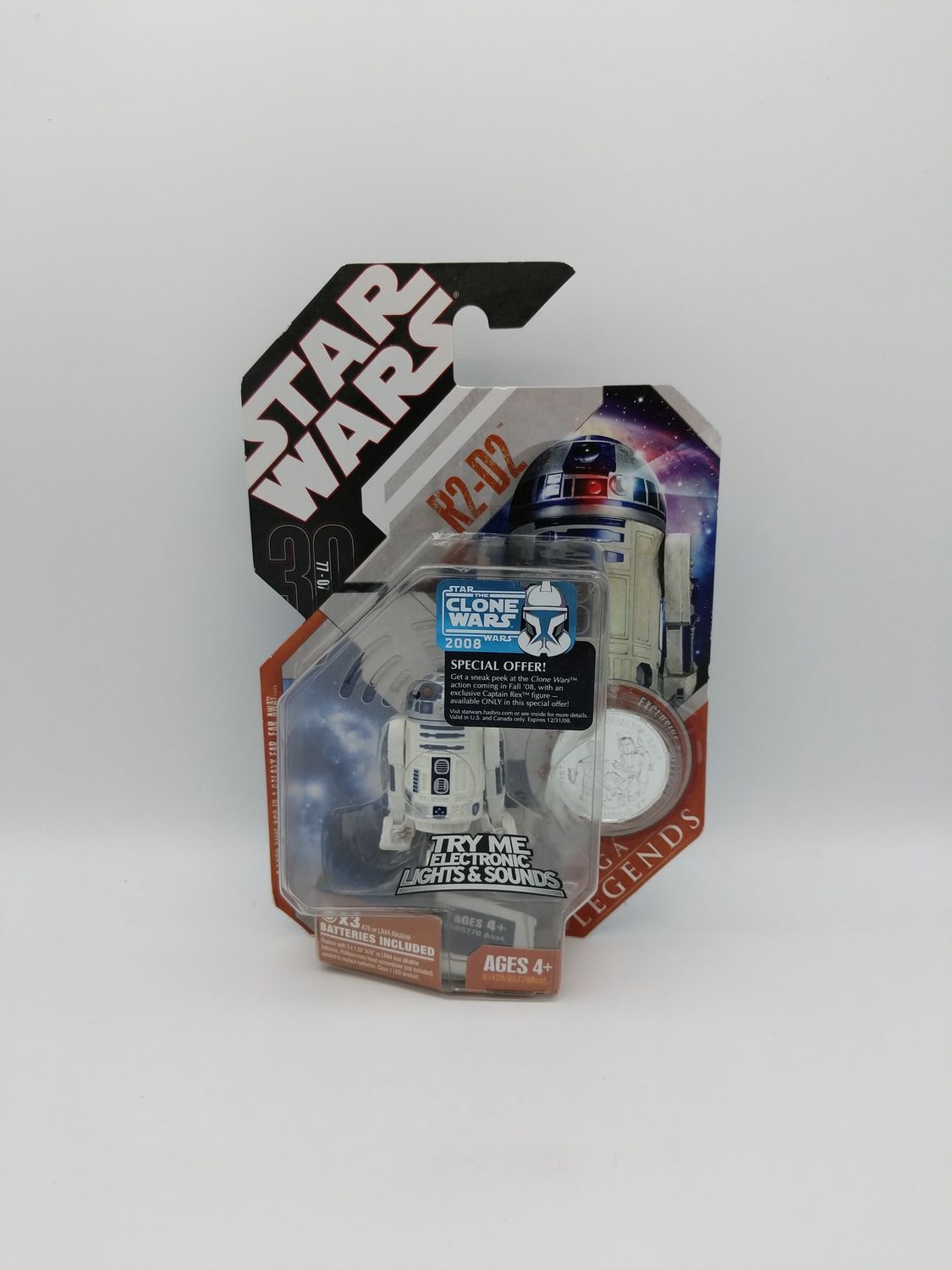 Hasbro Star Wars R2-D2 Figure with Exclusive Collector Coin 2007