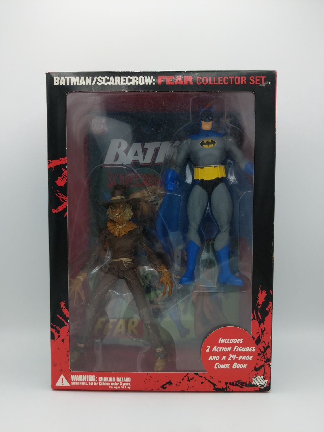 DC Direct Batman Scarecrow Figure Fear Collector Set