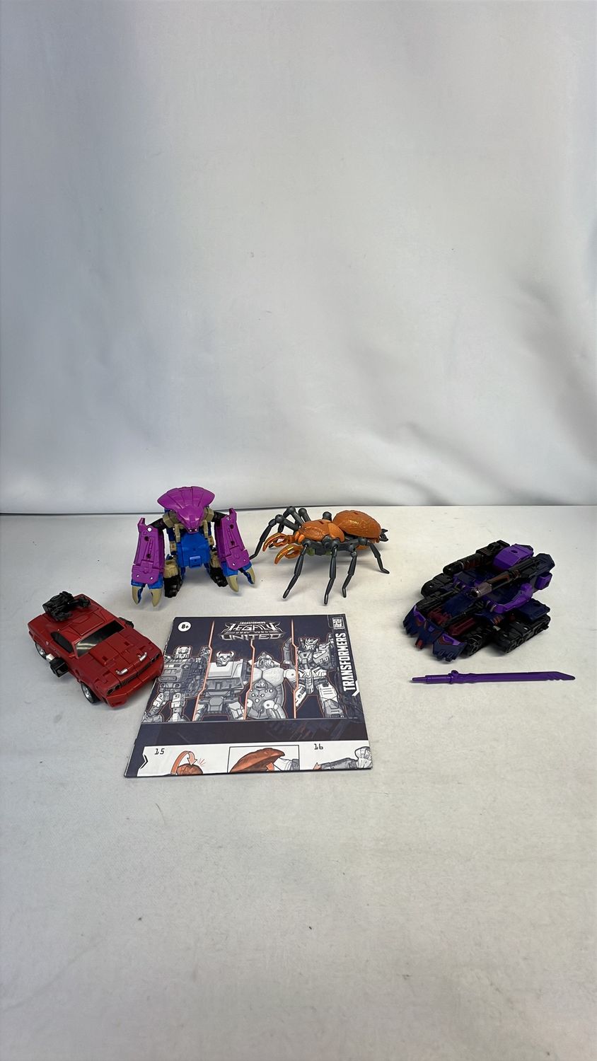Hasbro Transformers Legacy United Vs. 4 Pack Figures 2024 (used) 
