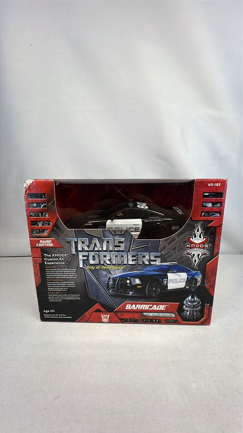 Hasbro XMods Evolution Transformers (2007) Barricade Saleen Mustang RC RaidioShack Kit