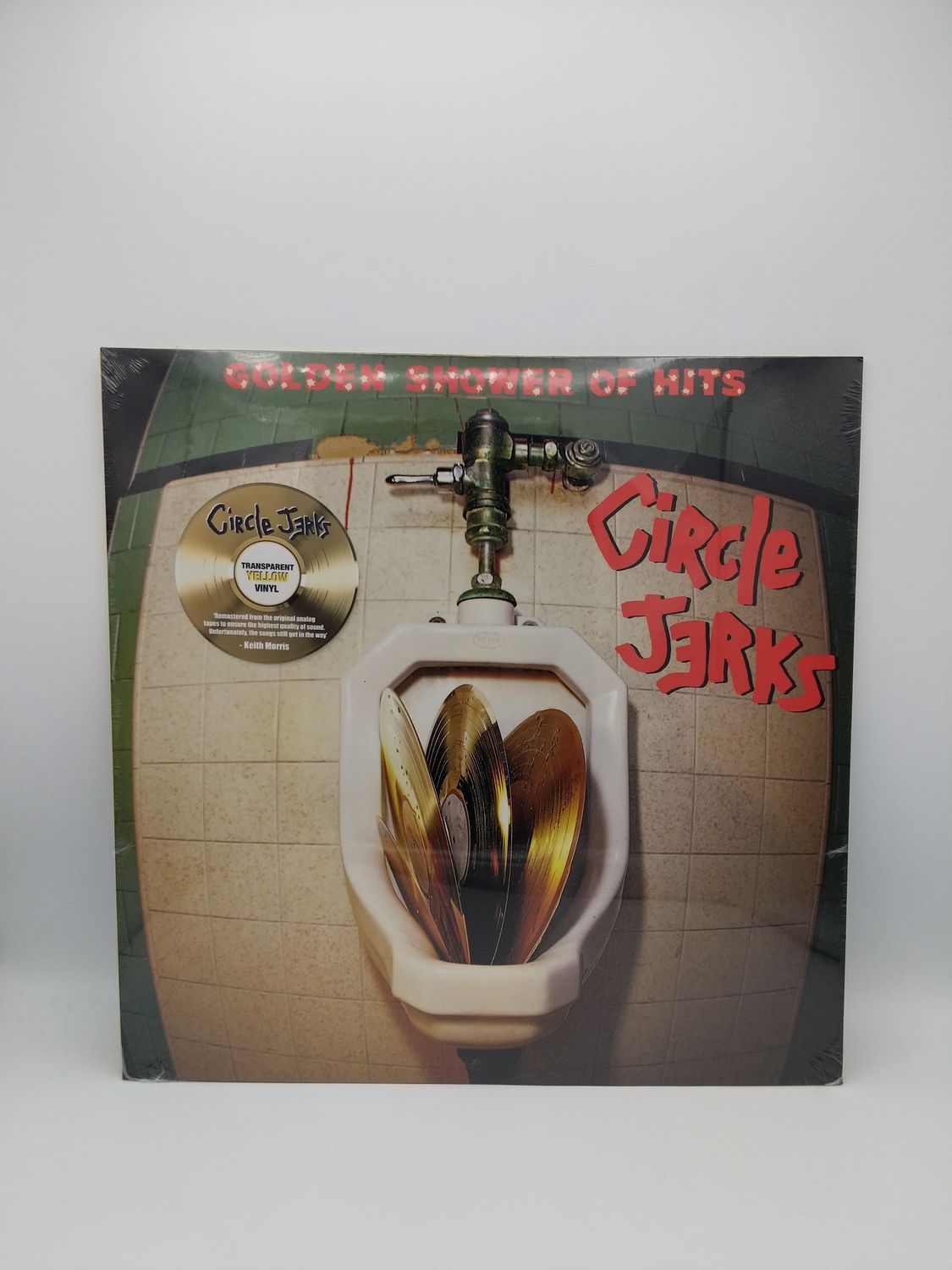 Vinyl Record | Circle Jerks | Golden Shower of Hits Transparent Yellow Vinyl