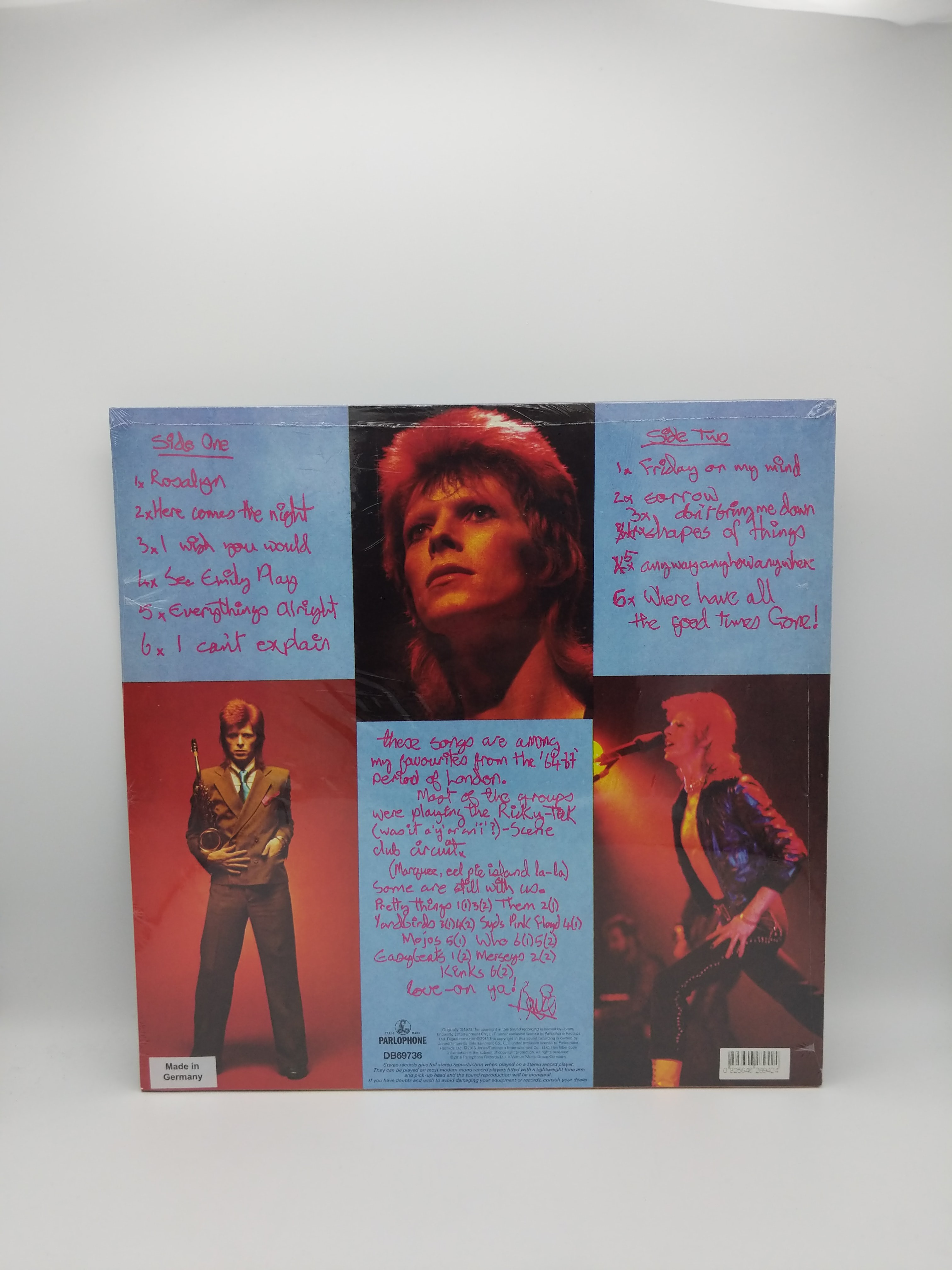 Vinyl Record David Bowie Pinups Remastered 180 Gram Vinyl view 2
