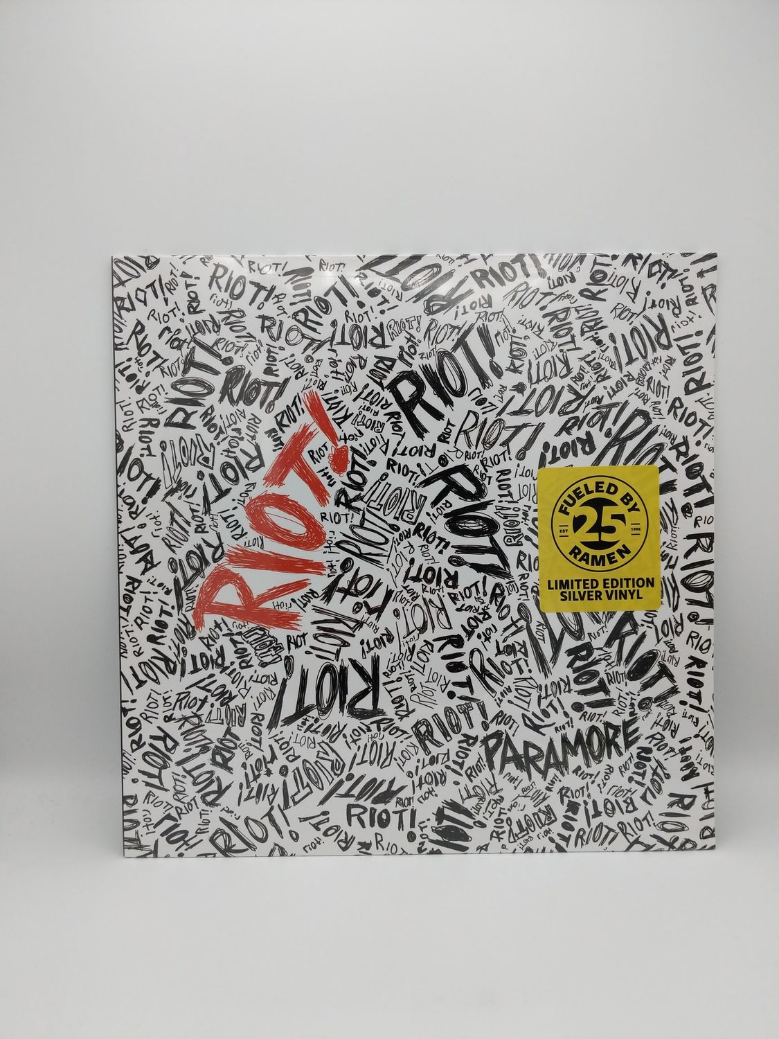 Vinyl Record Paramore Riot! Limited Edition Silver Vinyl