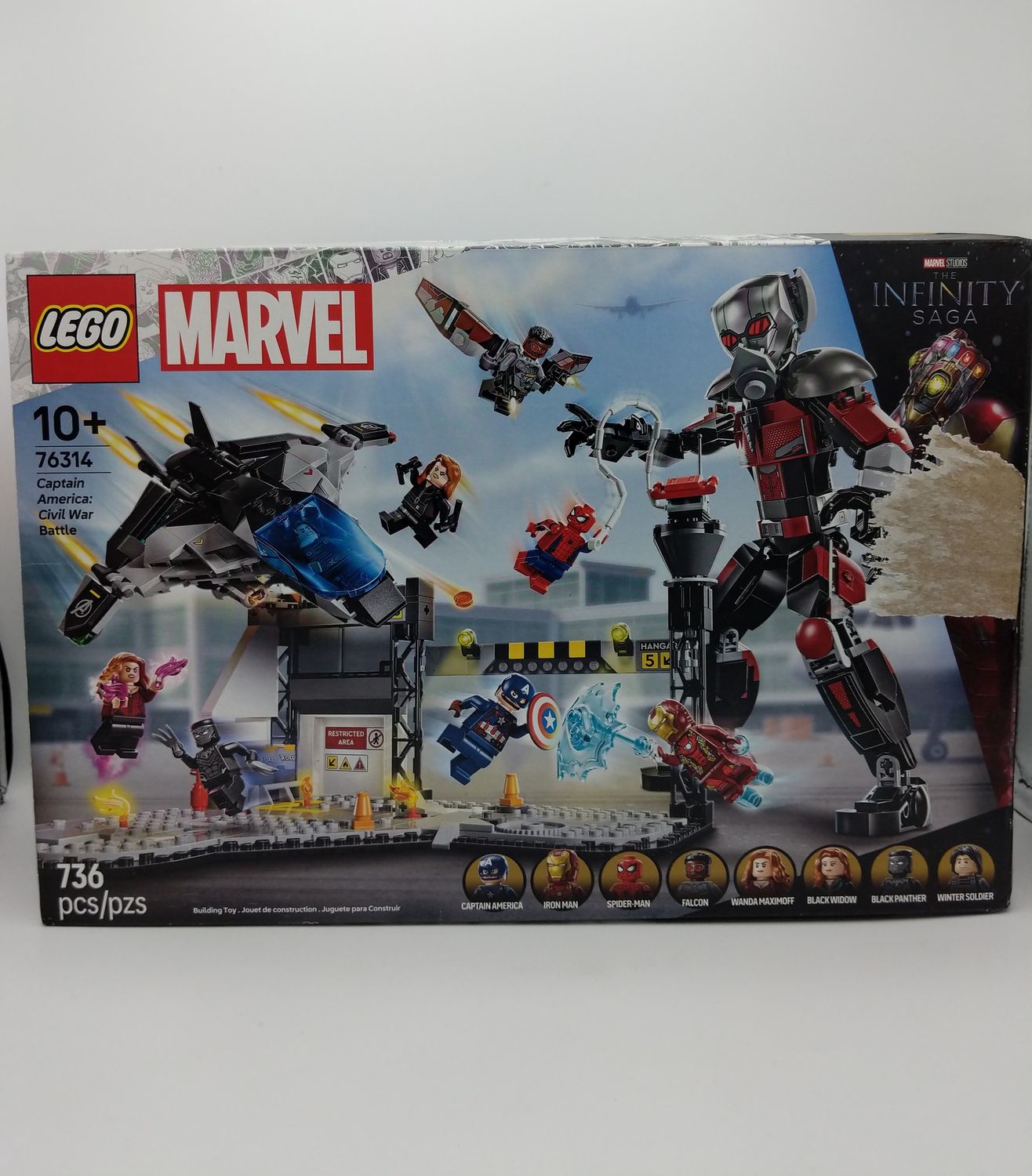 Lego 76314 Marvel Infinity Saga Captain America Civil  War Battle  2025