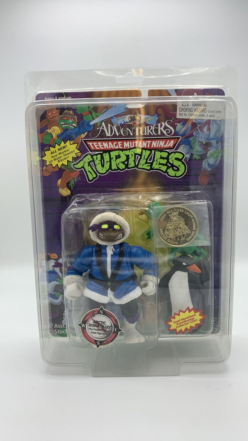 Playmates Teenage Mutant Ninja Turtles Arctic Donatello Vintage Figure 1989