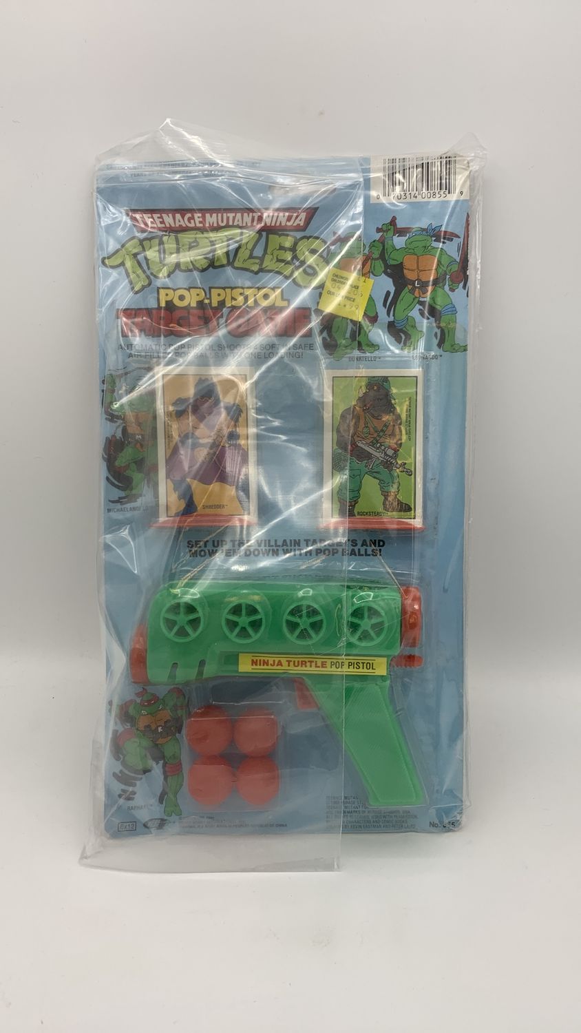 Henry Gordy International Teenage Mutant Ninja Turtles Pop-Pistol Target Game 1988