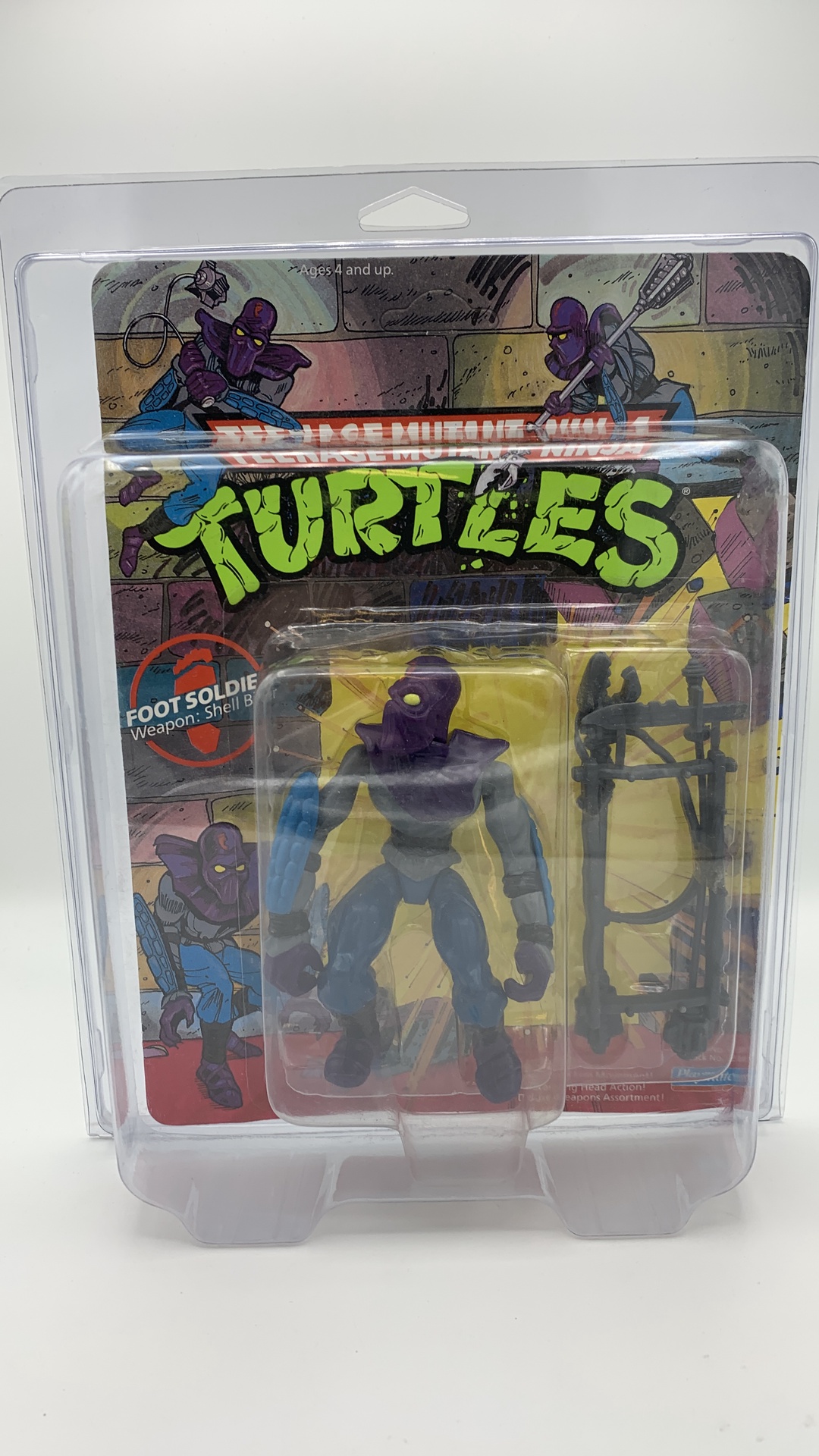 Playmates Teenage Mutant Ninja Turtles Foot Solider Vintage Figure 1990