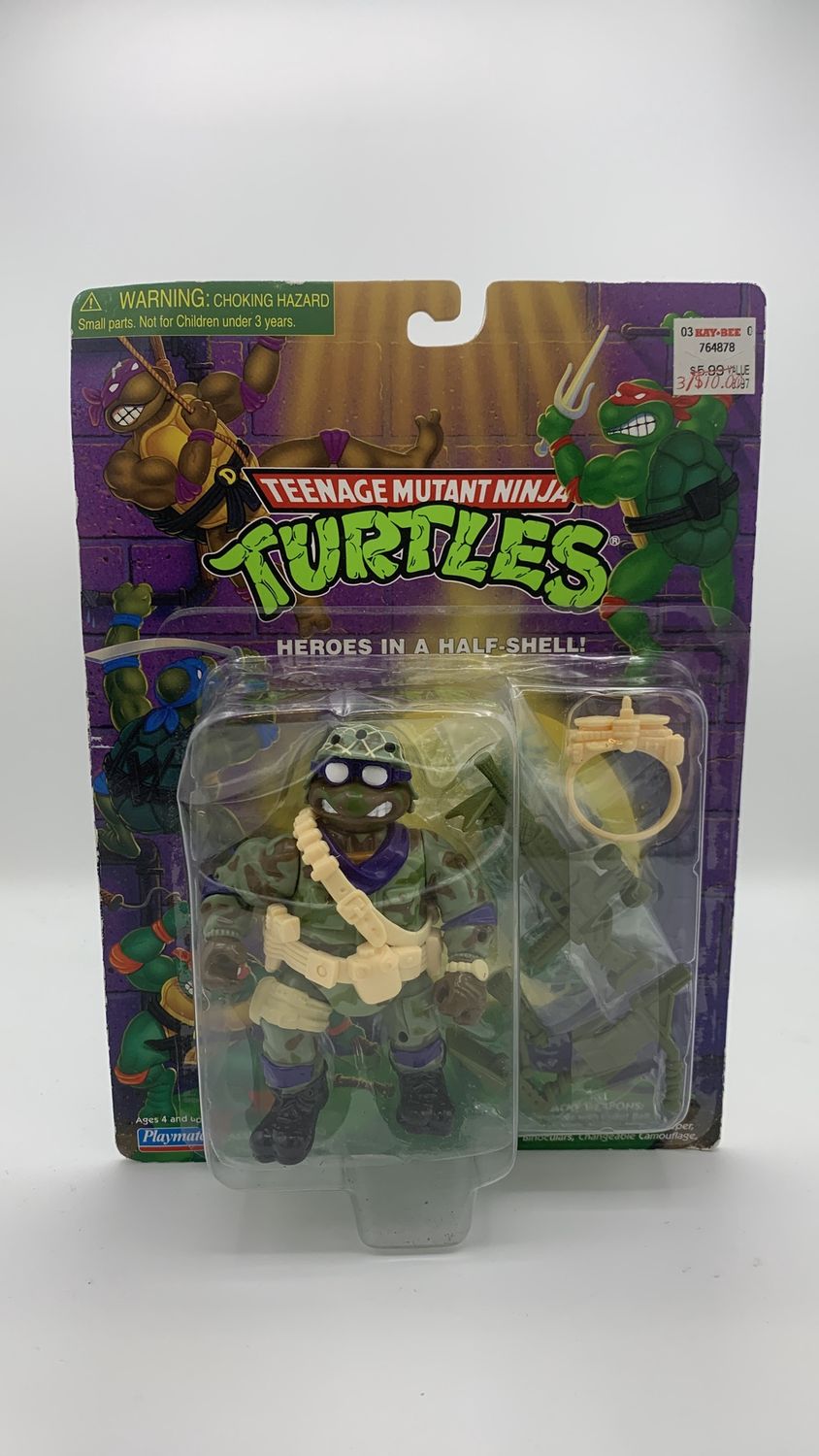 Playmates Teenage Mutant Ninja Turtles Delta Team Don Vintage Figure 1999
