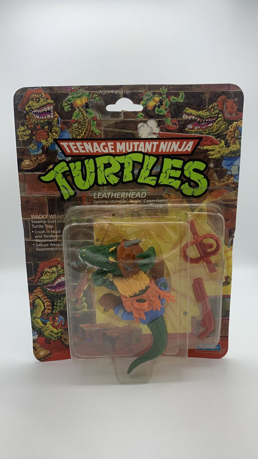 Playmates Teenage Mutant Ninja Turtles Leatherhead Vintage Figure 1989