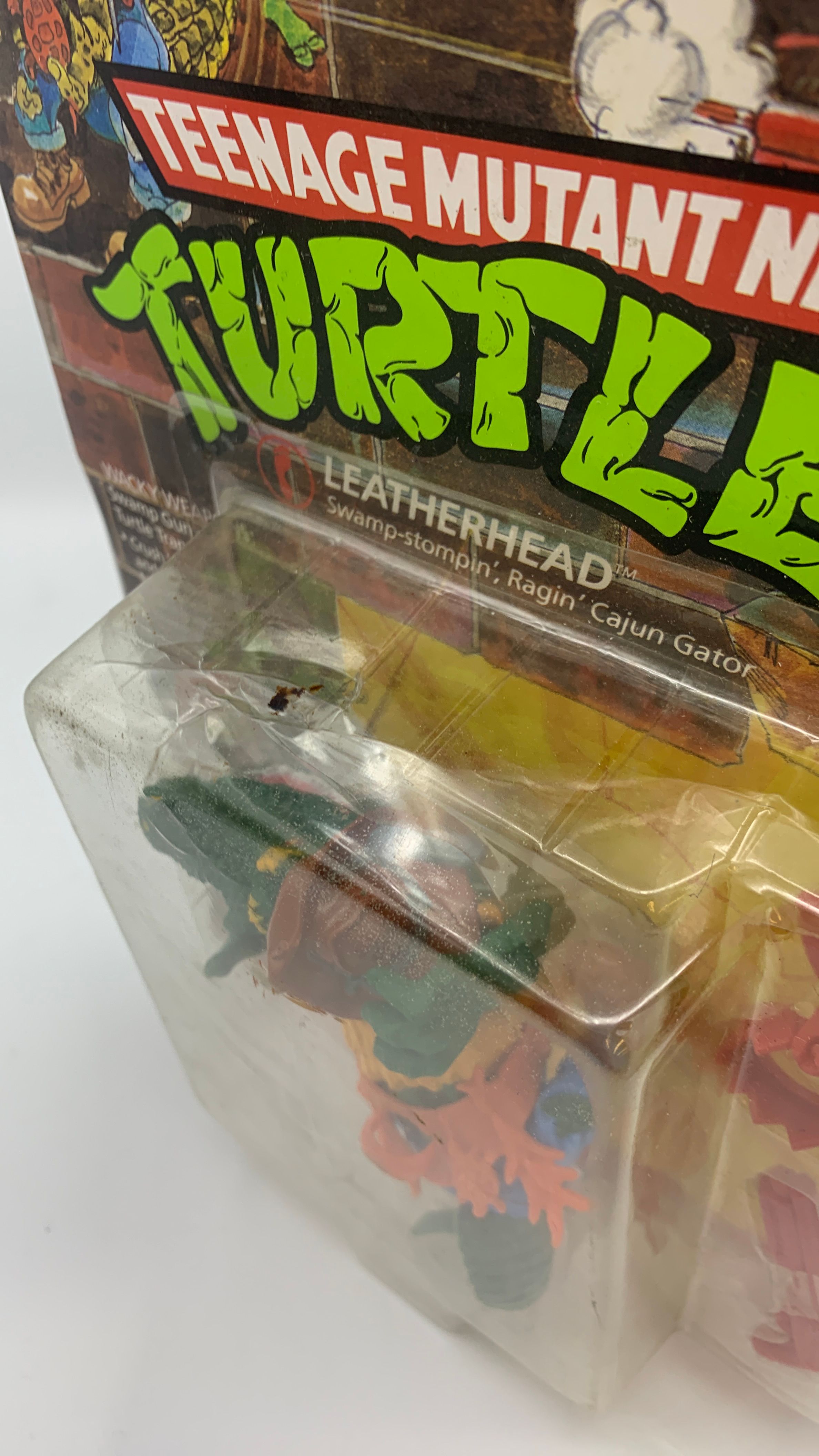 Playmates Teenage Mutant Ninja Turtles Leatherhead Vintage Figure 1989 view 3