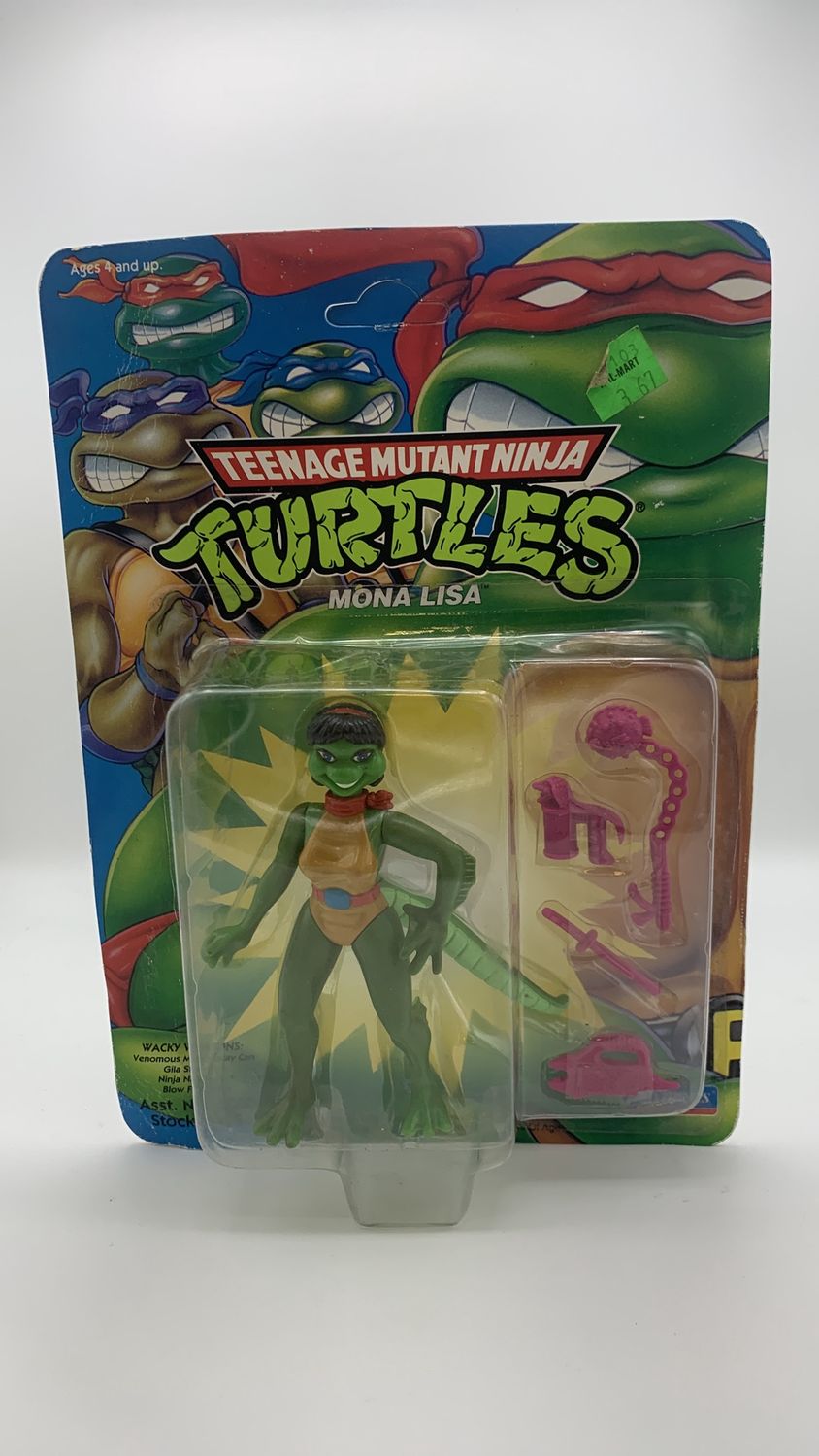 Playmates Teenage Mutant Ninja Turtles Mona Lisa Vintage Figure 1992