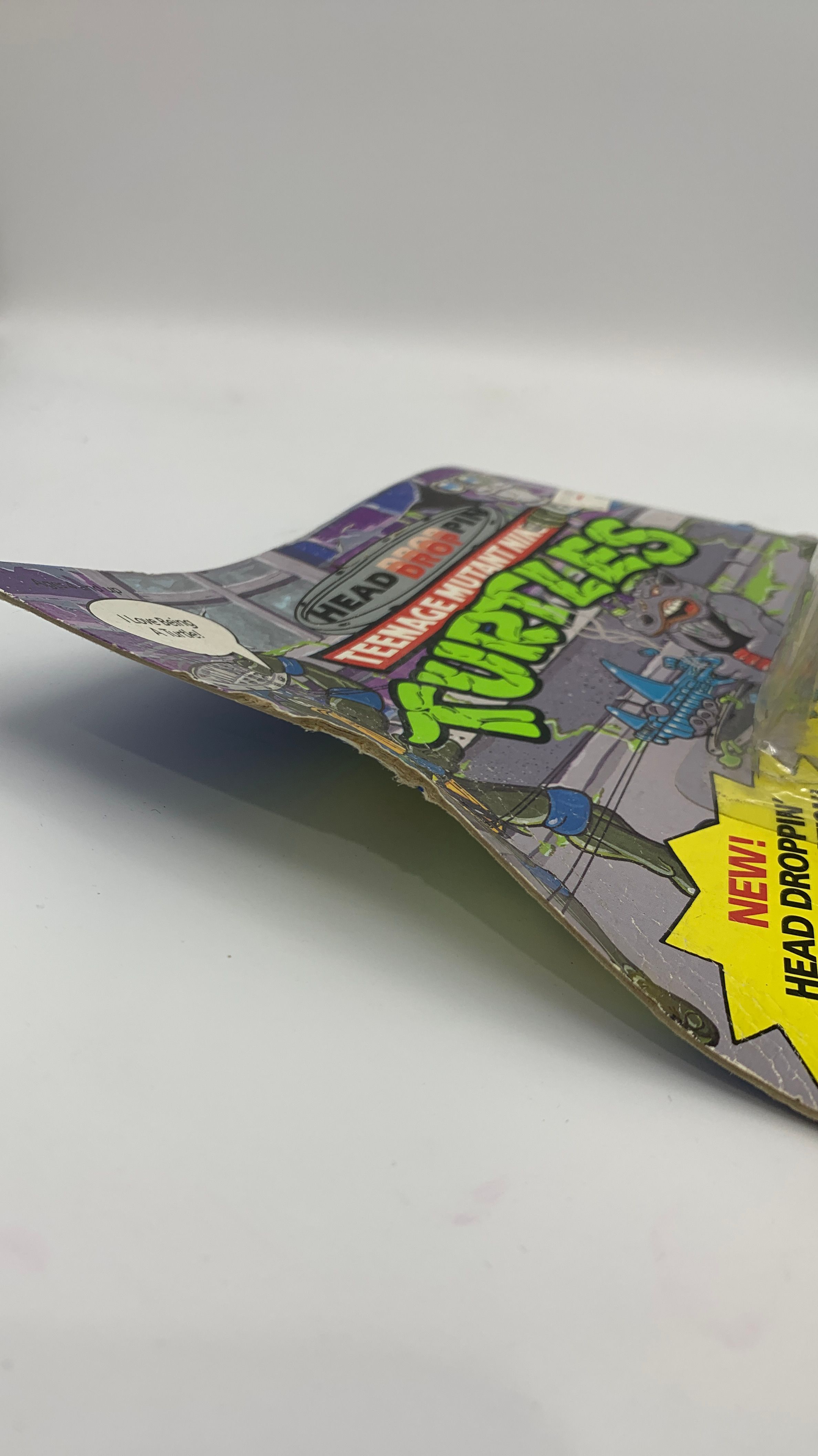 Playmates Teenage Mutant Ninja Turtles Headdroppin’ Leo Vintage Figure 1991 view 6