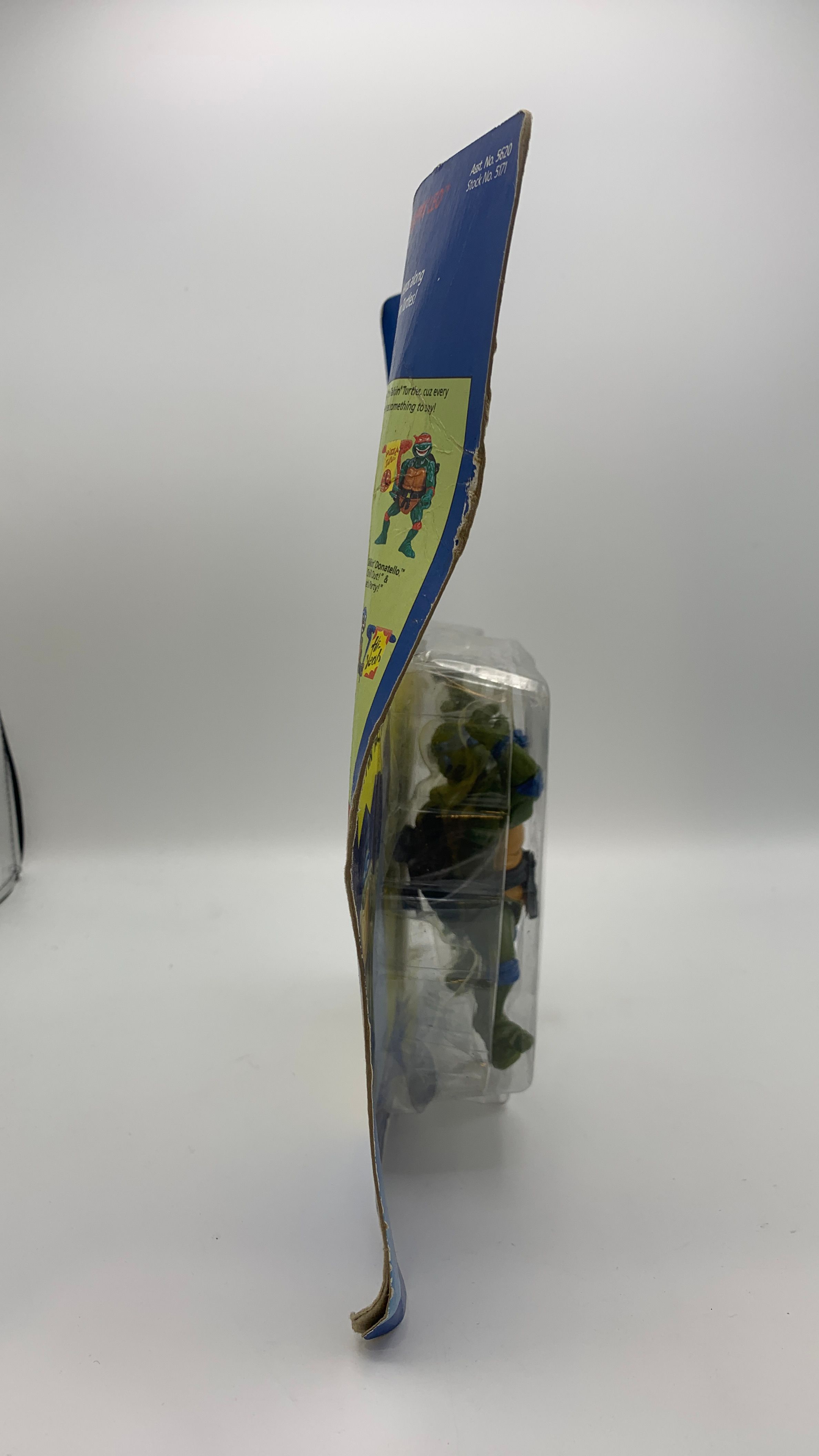 Playmates Teenage Mutant Ninja Turtles Headdroppin’ Leo Vintage Figure 1991 view 10
