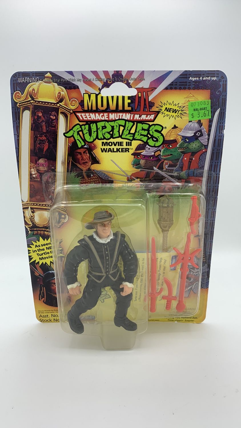 Playmates Teenage Mutant Ninja Turtles Movie lll Walker Vintage Figure 1992