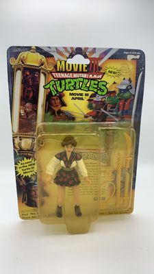 Playmates Teenage Mutant Ninja Turtles Movie lll April Vintage Figure 1992