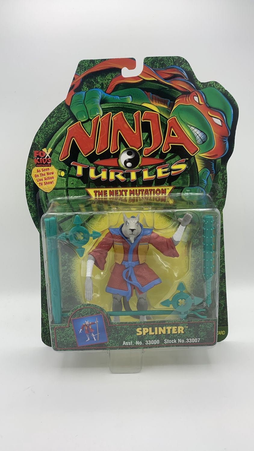 Playmates Teenage Mutant Ninja Turtles The Next Mutation Splinter Vintage Figure 1997