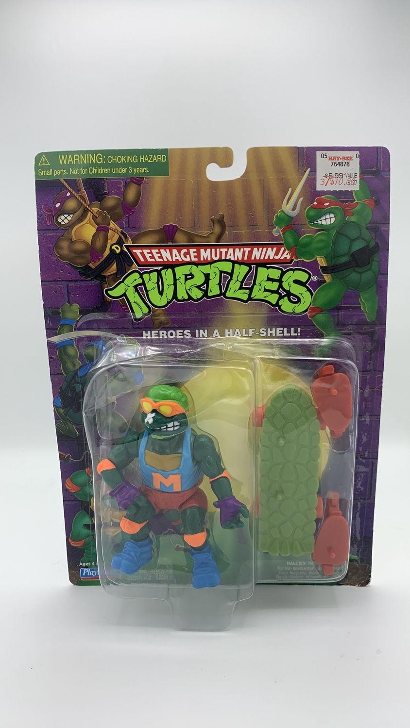 Playmates Teenage Mutant Ninja Turtles Skateboardin’ Mike Vintage Figure 1999